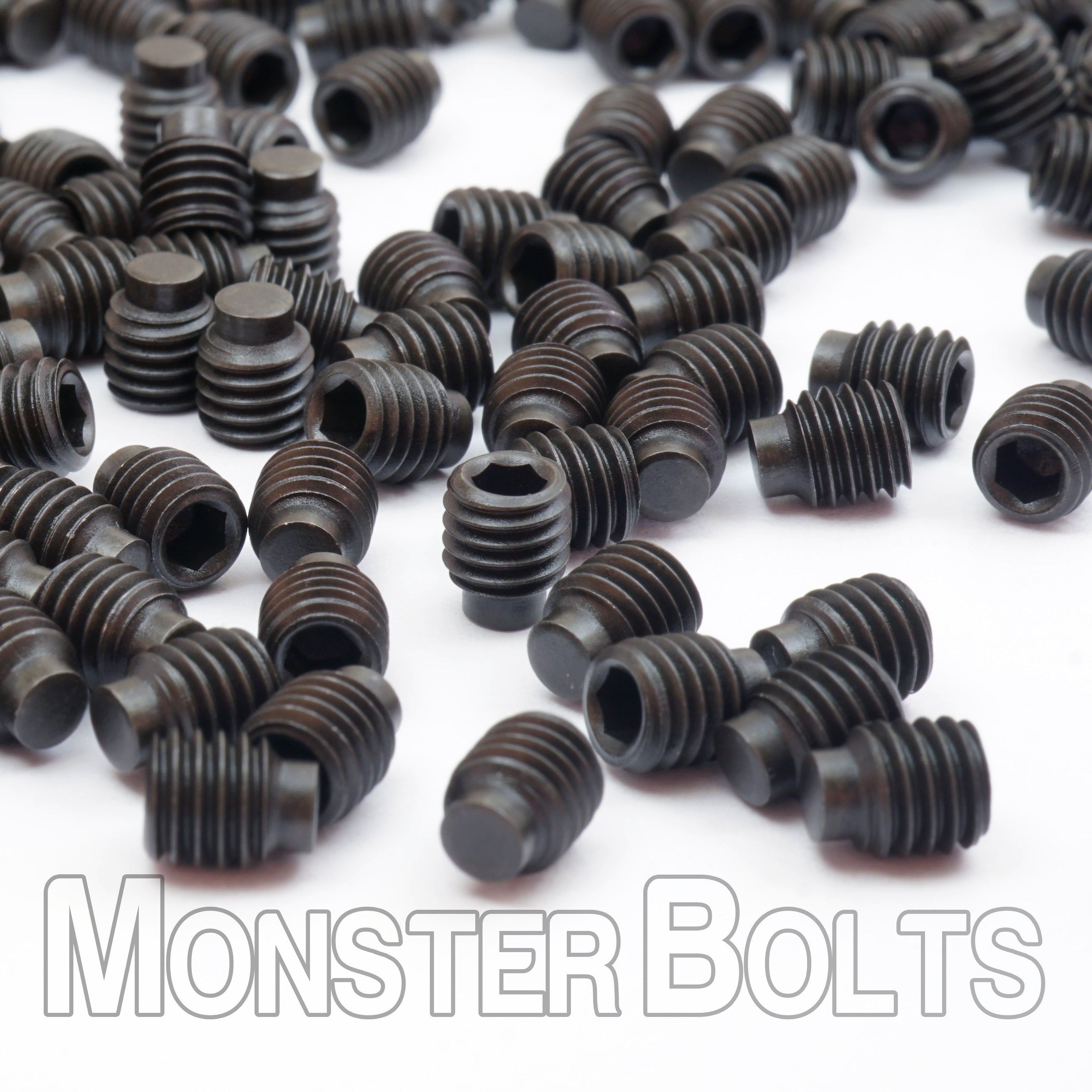 String Lock Screws – Fits Ibanez Quest Headless Guitars – Black Alloy Steel Class 14.9 / 45 H (Set of 6)