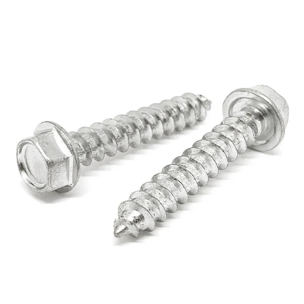 Bulk #8 Indent Hex Washer Head Type A Self-Tapping Screws – 18-8 Stainless – Monster Bolts