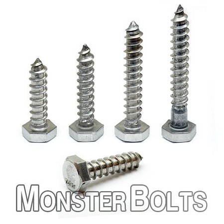 Hex Lag bolts, Heavy-duty wood screws
