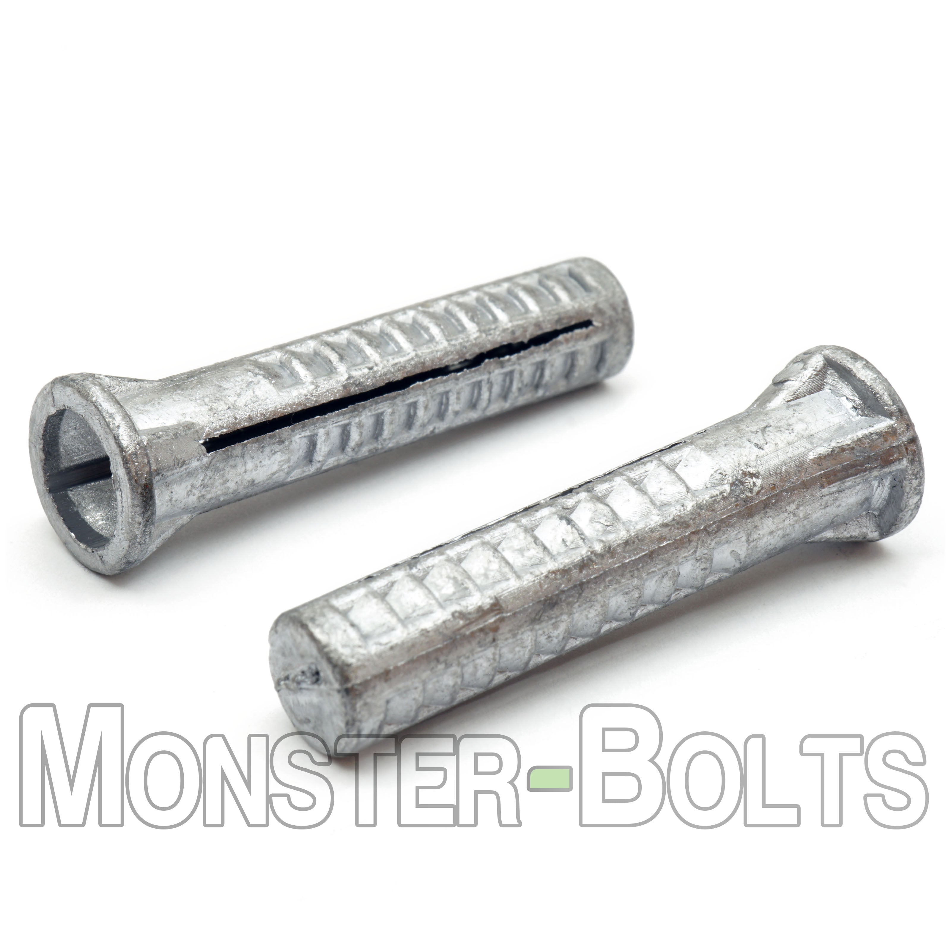 Bulk Wood Screw Anchors – Lead Alloy, Plain – Sizes #6, #10, #16 – Monster Bolts