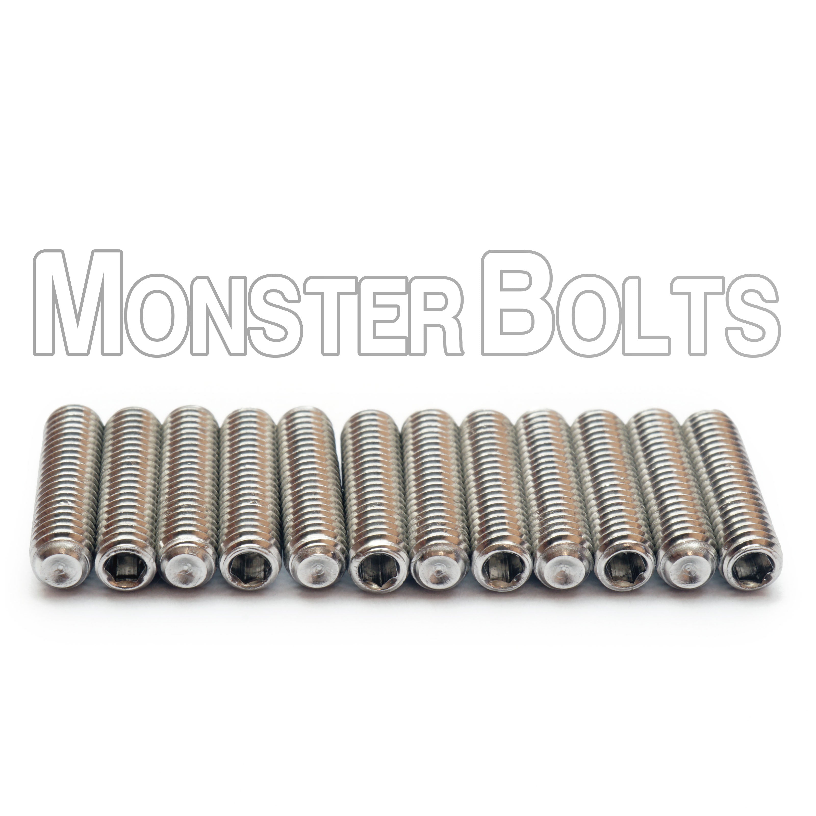 VegaTrem VT1 (Strat) Saddle Height Screws — 12-Piece Set in Stainless Steel