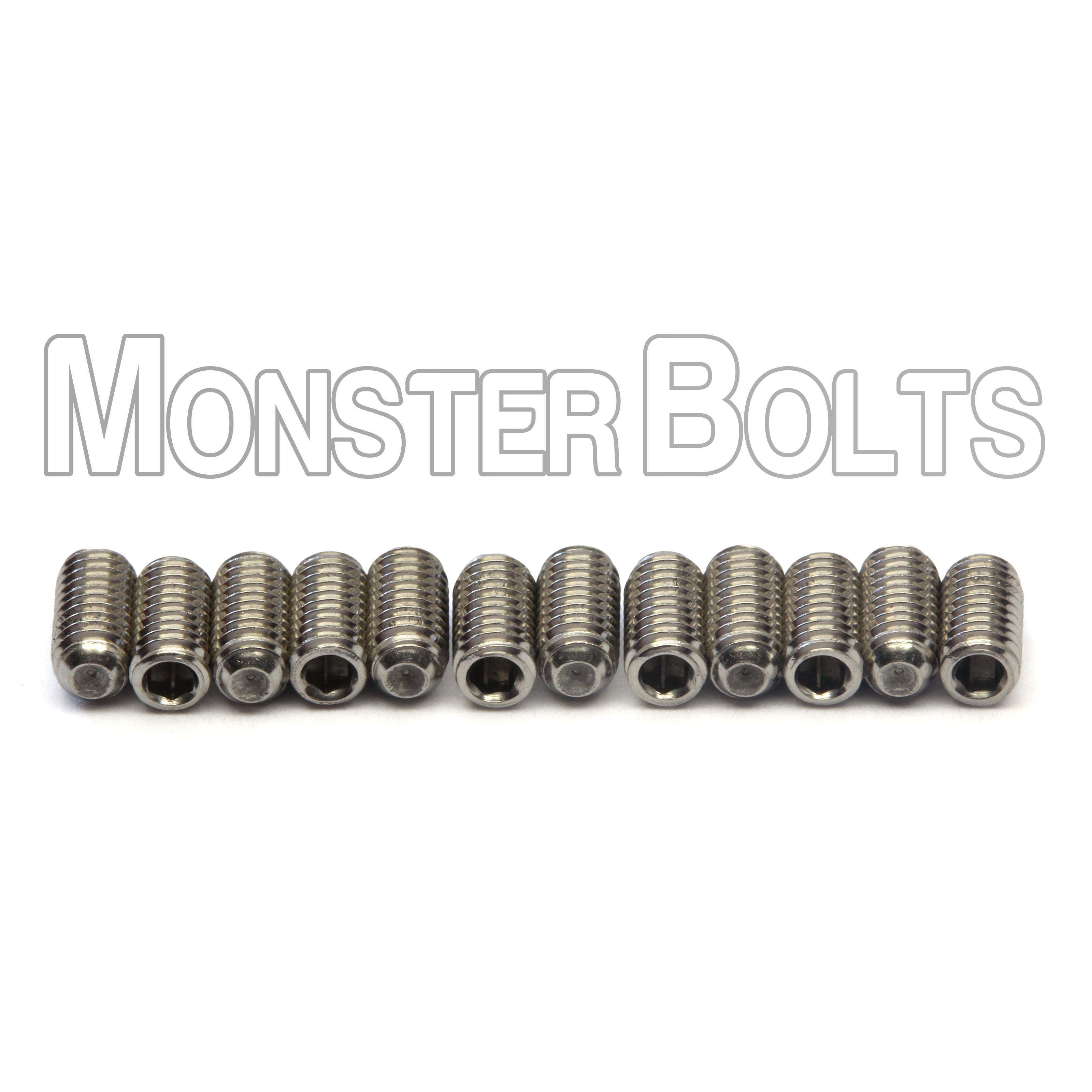 VegaTrem VT1 (Strat) Saddle Height Screws — 12-Piece Set in Stainless Steel