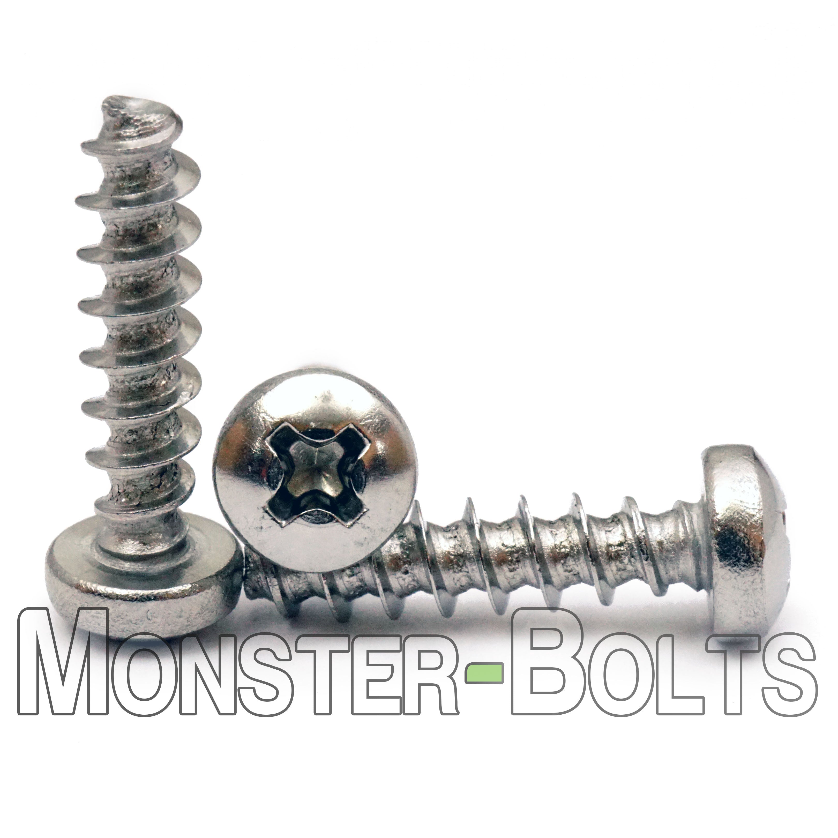 Bulk #8-16 Phillips Pan Head PT 48-2 Thread-Forming Screws – Zinc-Plated Steel, Baked & Waxed