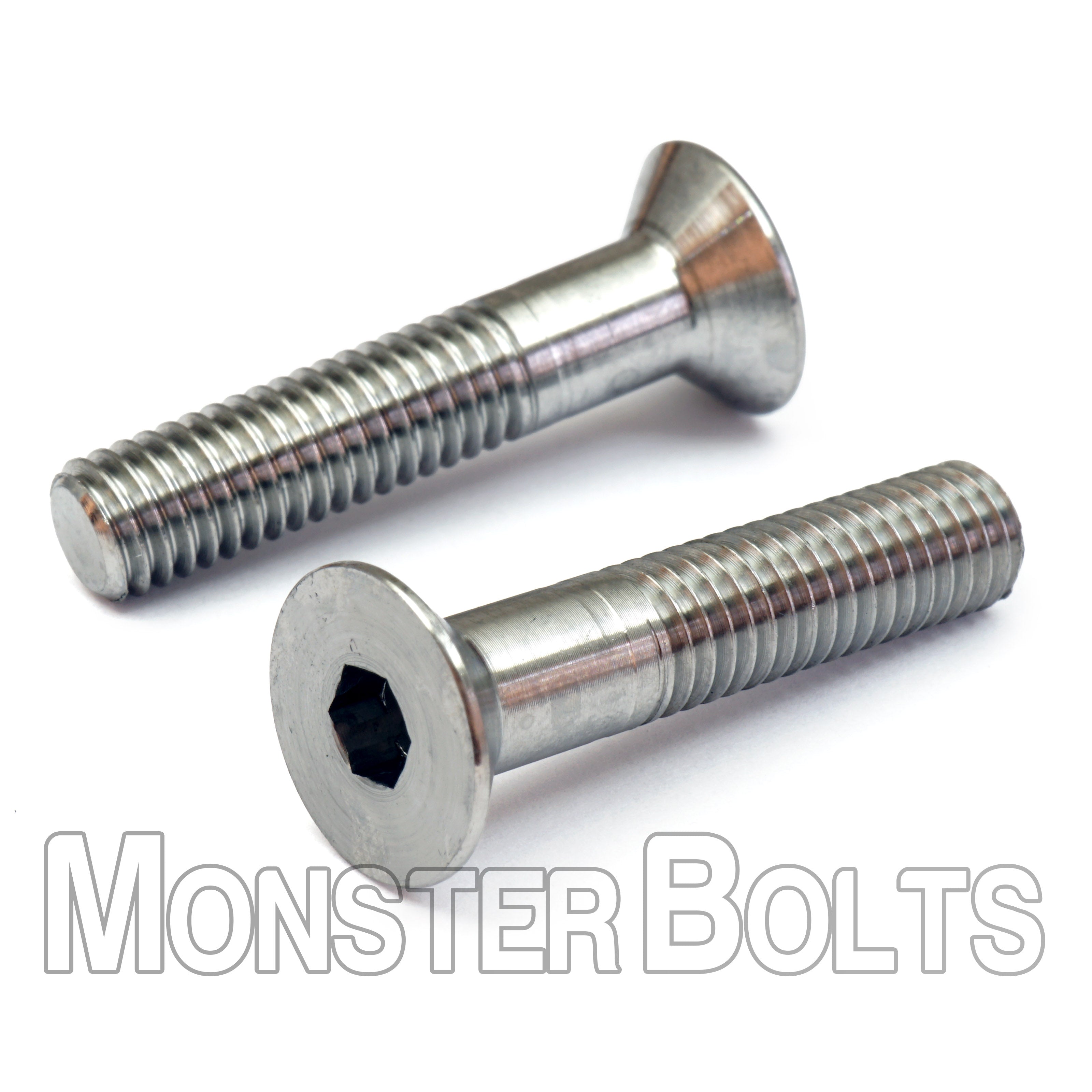 M6 Titanium Flat Head Socket Cap screws, DIN 7991