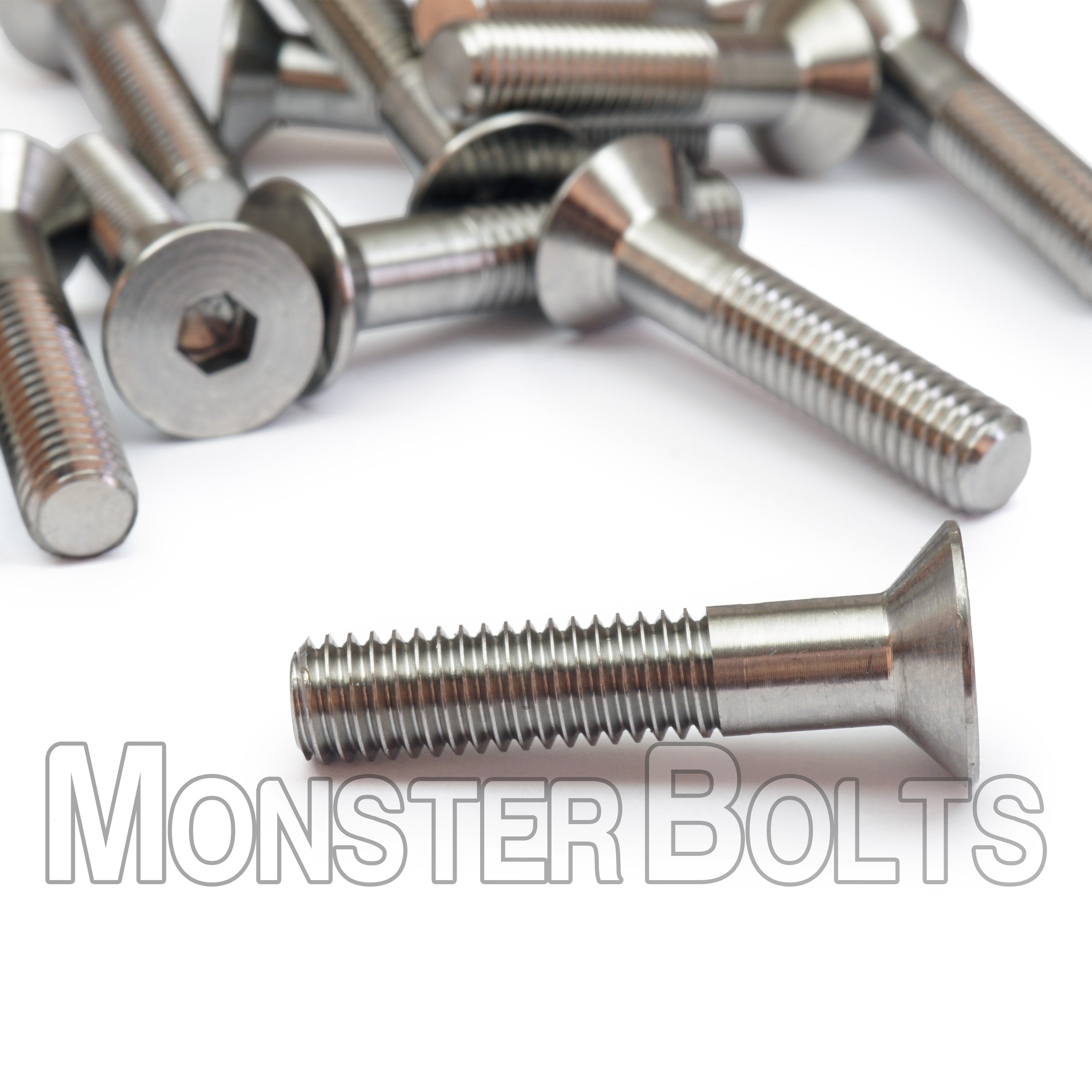 M6 Titanium Flat Head Socket Cap screws, DIN 7991