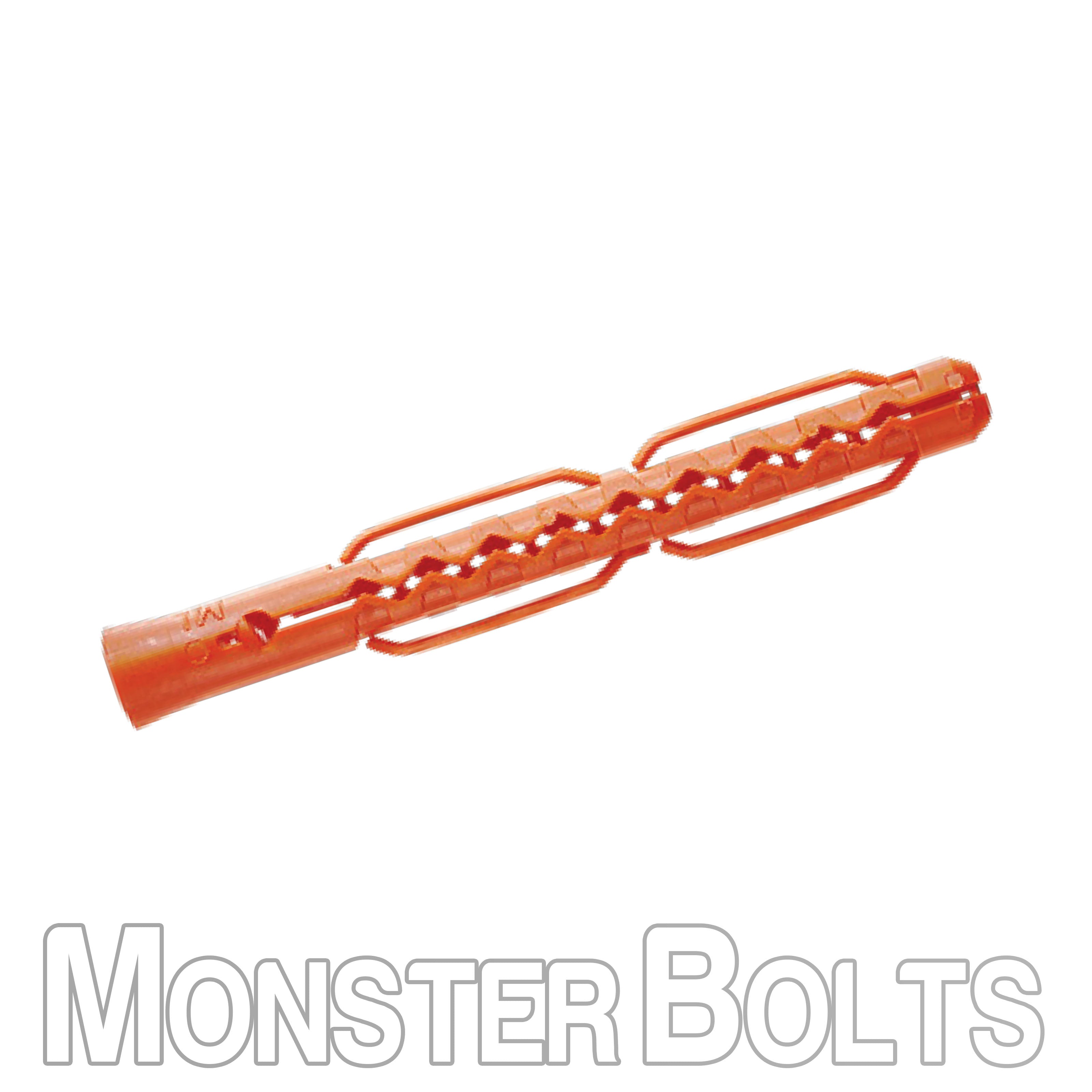 Bulk Mungo ML Hollow Brick Plug Anchors – M6 × 60mm – Monster Bolts