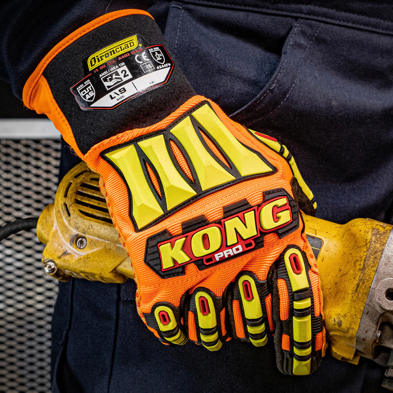 🧤 Bulk Ironclad KONG® Pro A6 Impact Work Gloves (SDX2P) – Kevlar® Cut Resistant – S–XXXL – Monster Bolts