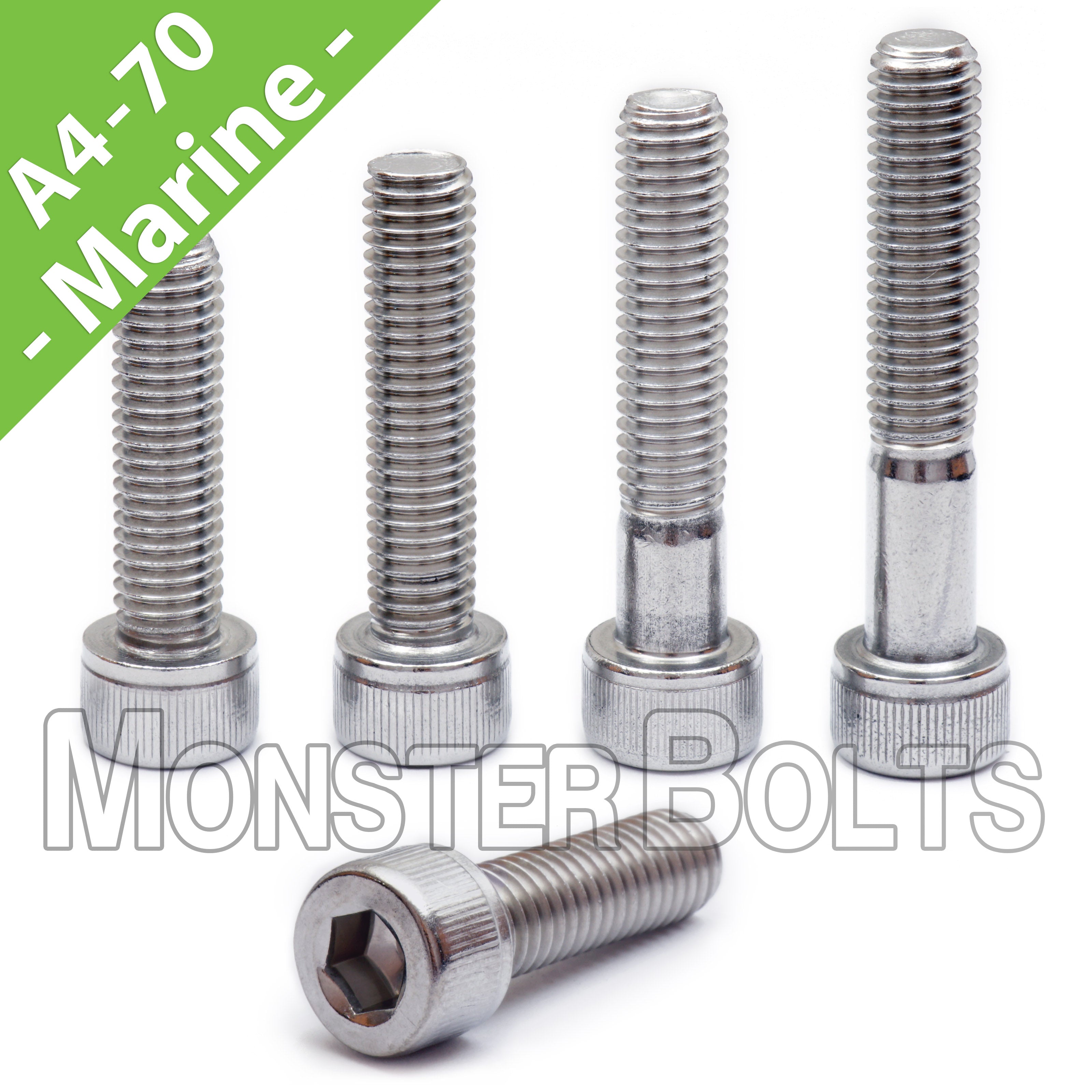 Bulk #4-40 Socket Head Cap Screws Stainless Steel 316 (A4) - Marine Grade
