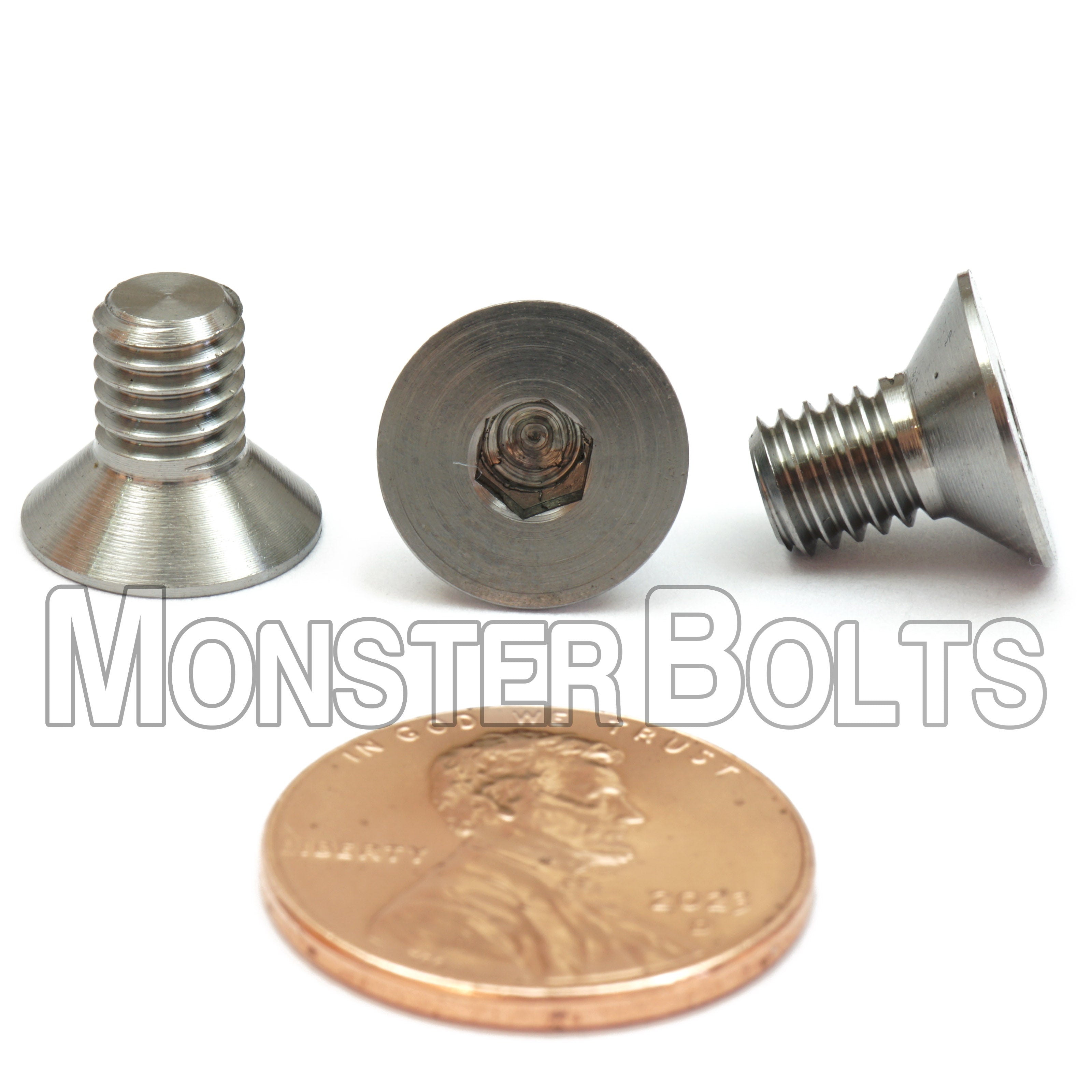 M6 Titanium Flat Head Socket Cap screws, DIN 7991