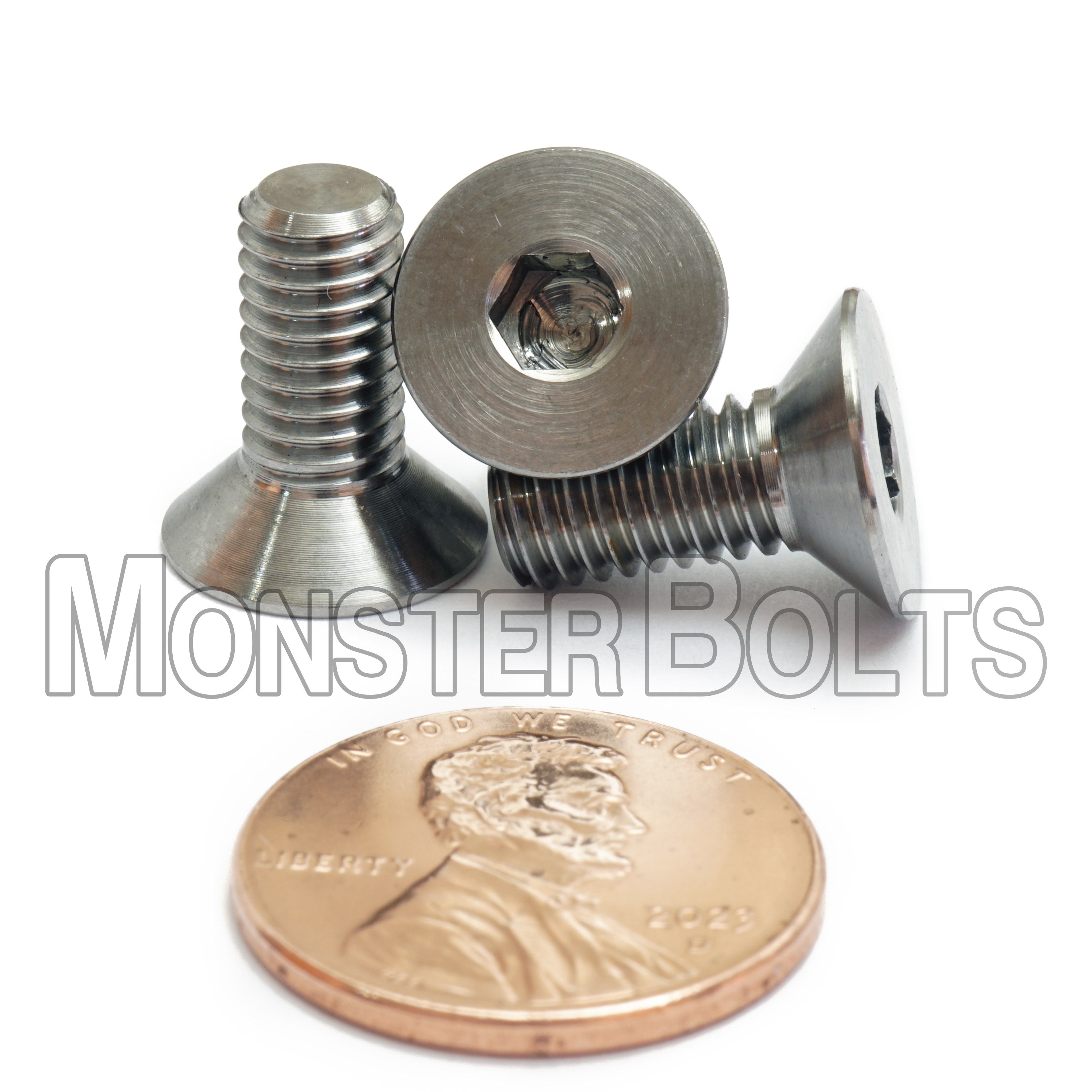 M6 Titanium Flat Head Socket Cap screws, DIN 7991