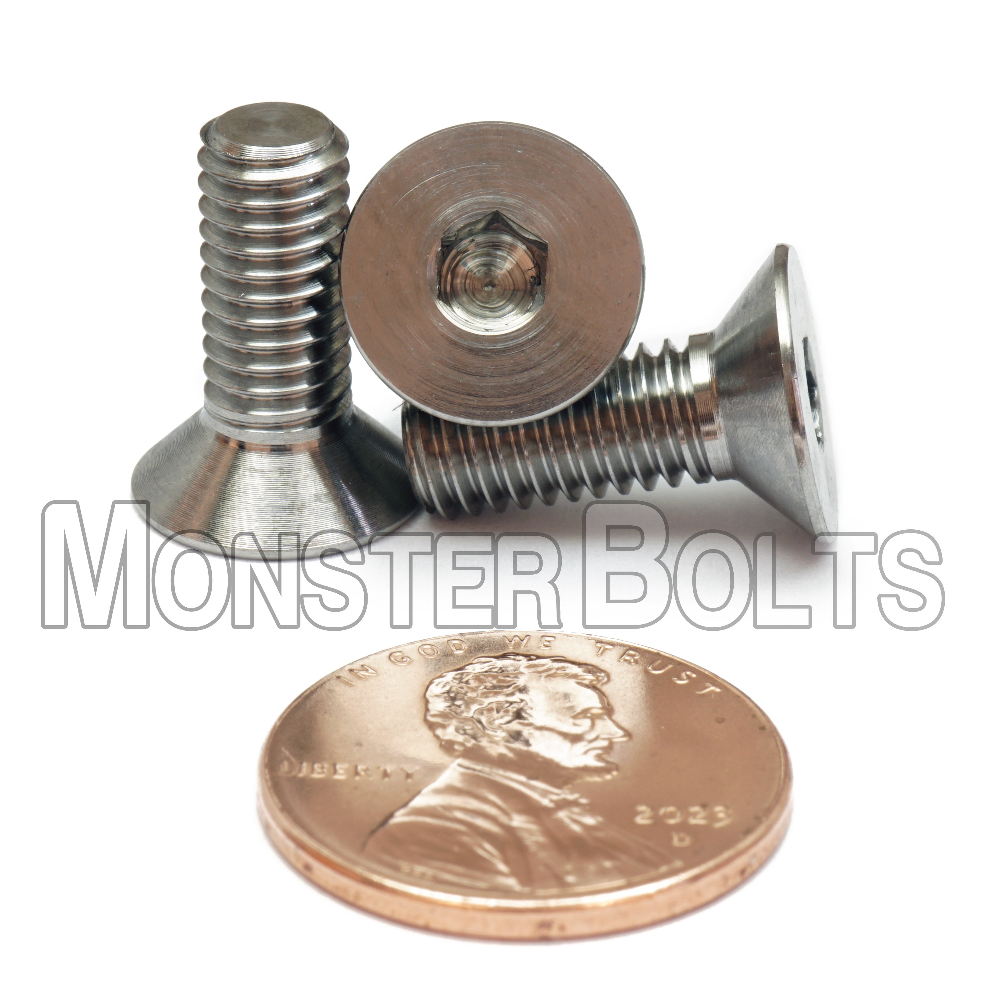 M6 Titanium Flat Head Socket Cap screws, DIN 7991