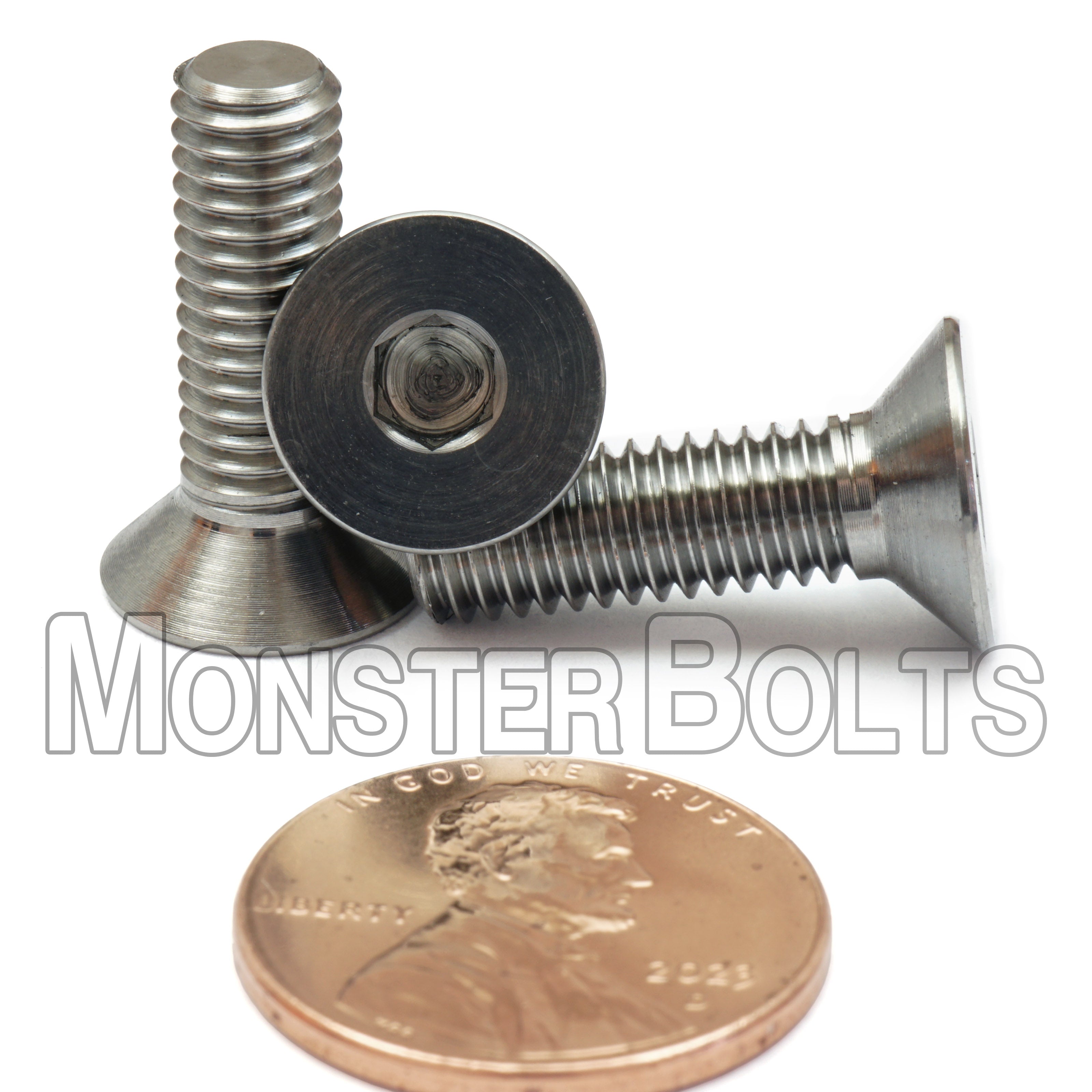 M6 Titanium Flat Head Socket Cap screws, DIN 7991