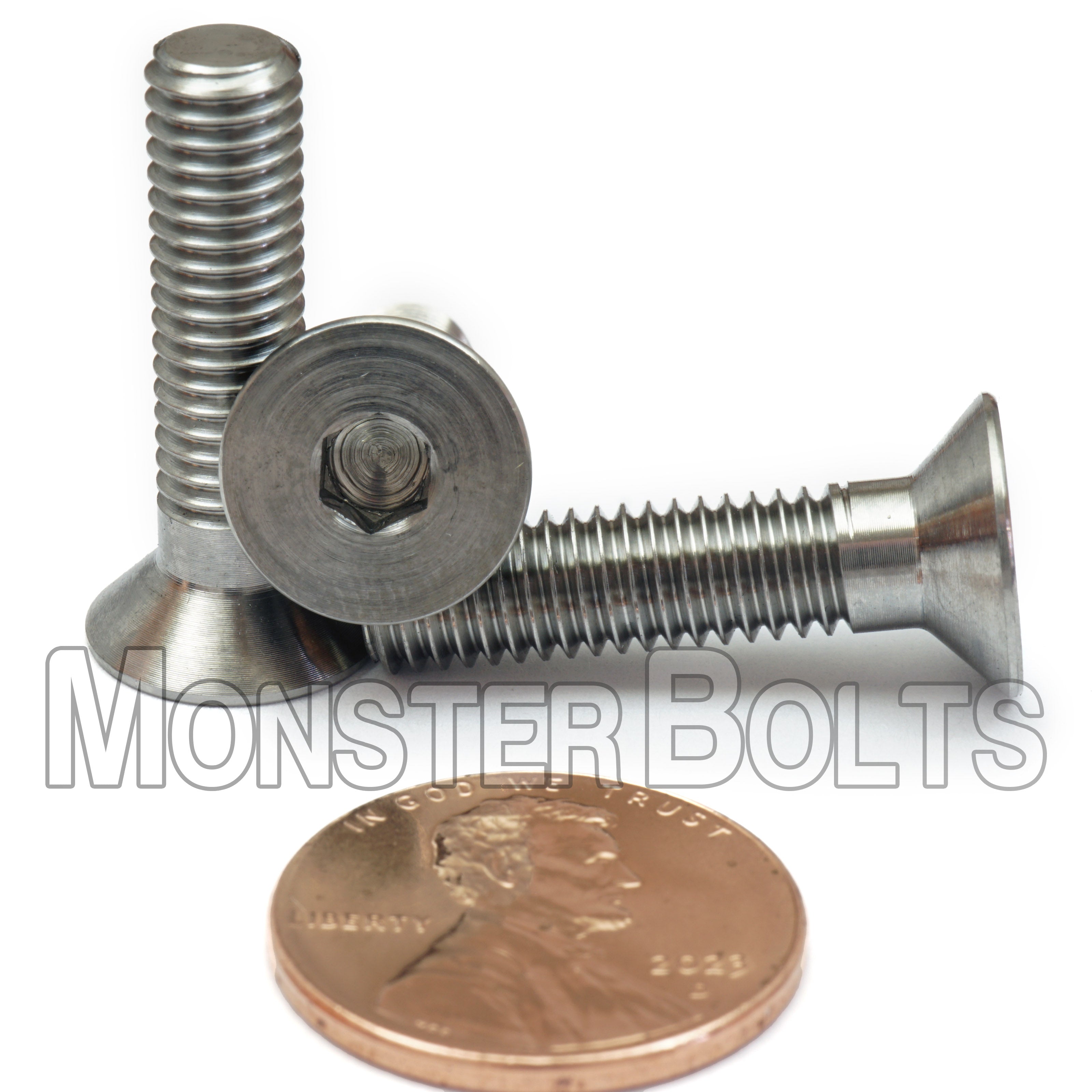 M6 Titanium Flat Head Socket Cap screws, DIN 7991