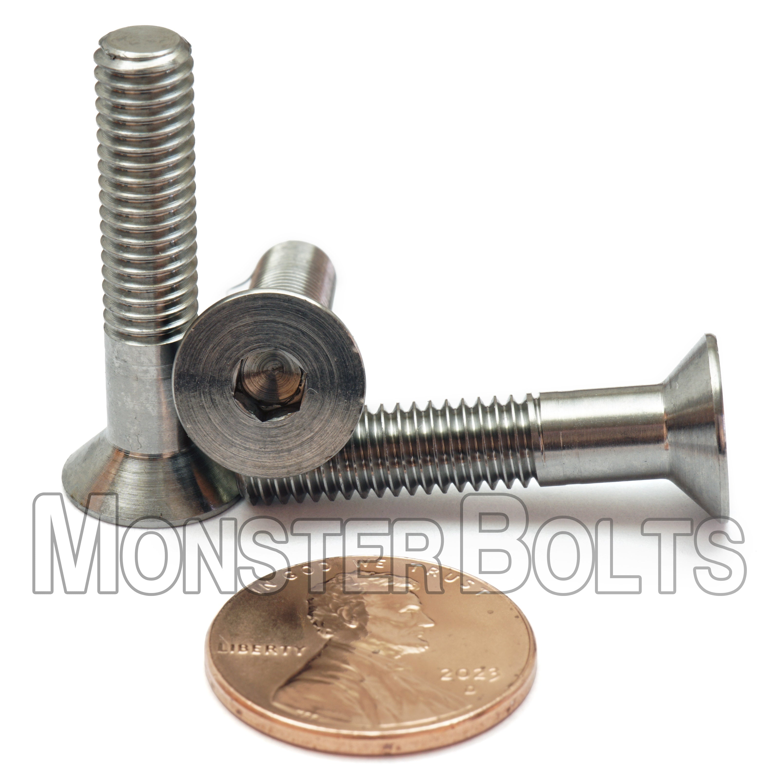 M6 Titanium Flat Head Socket Cap screws, DIN 7991