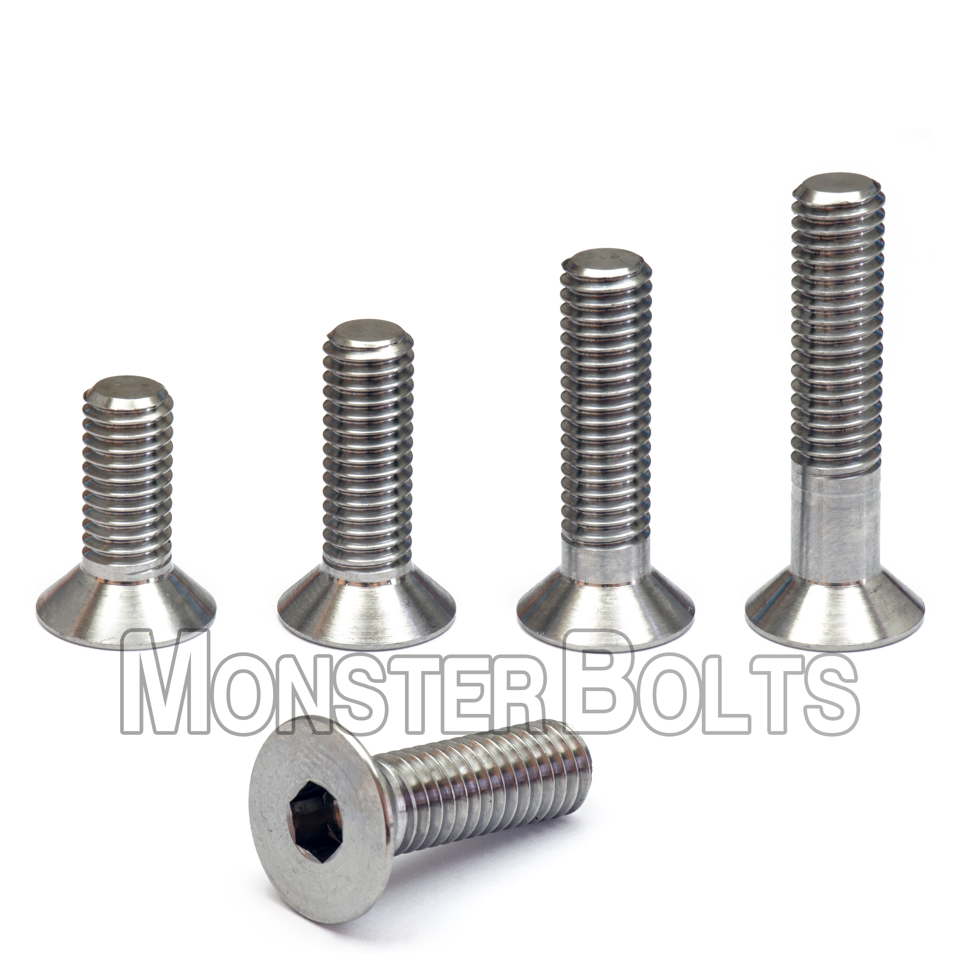 M4 Titanium Flat Head Socket Cap screws, DIN 7991