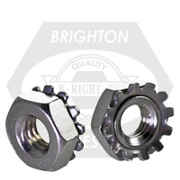 Bulk Stainless A2-70 External Tooth Keps K-Lock Hex Locknuts – Metric Coarse