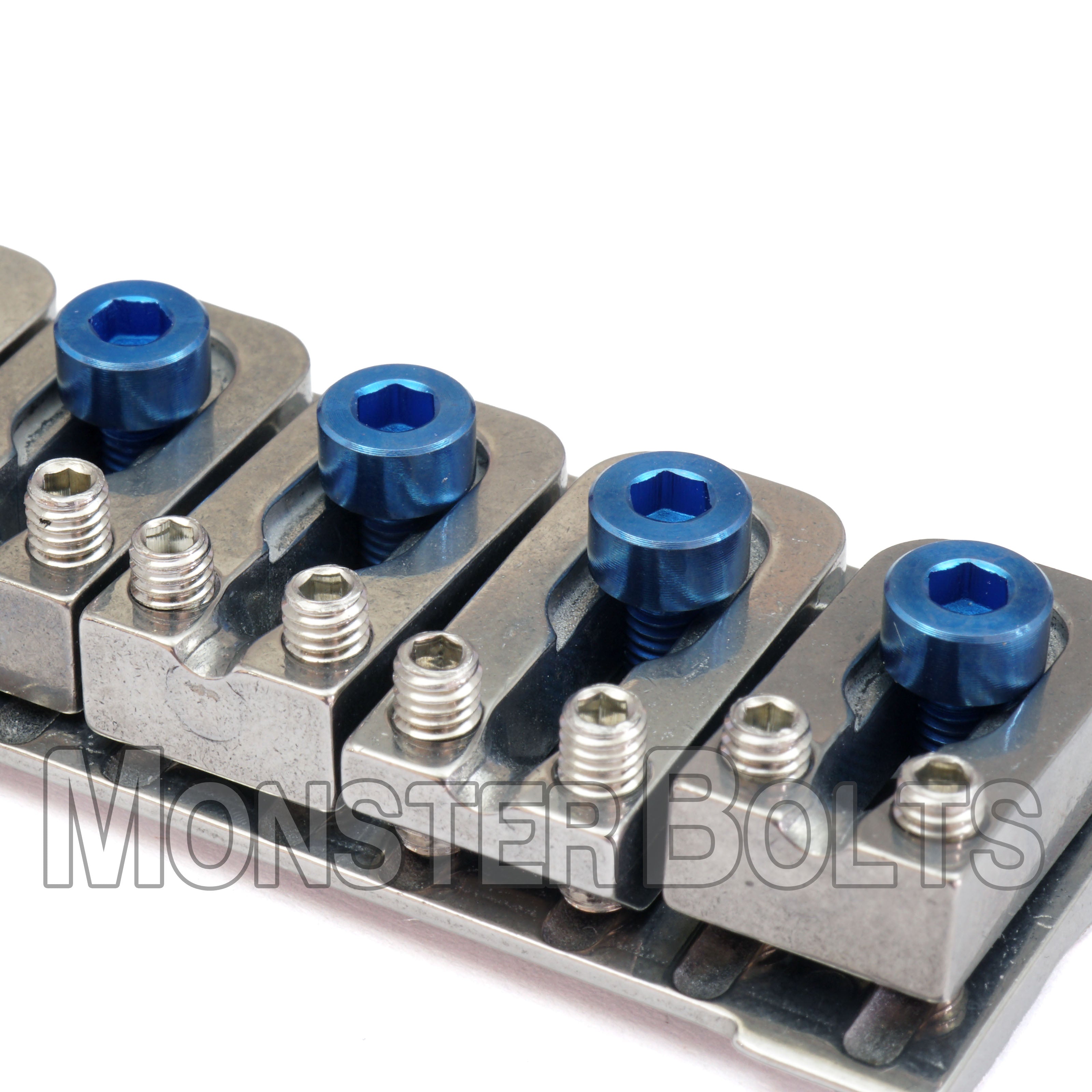 Anodized Titanium Saddle Mounting Screws for VegaTrem VT1 — Blue, Purple, Gold, Green (Set of 6)