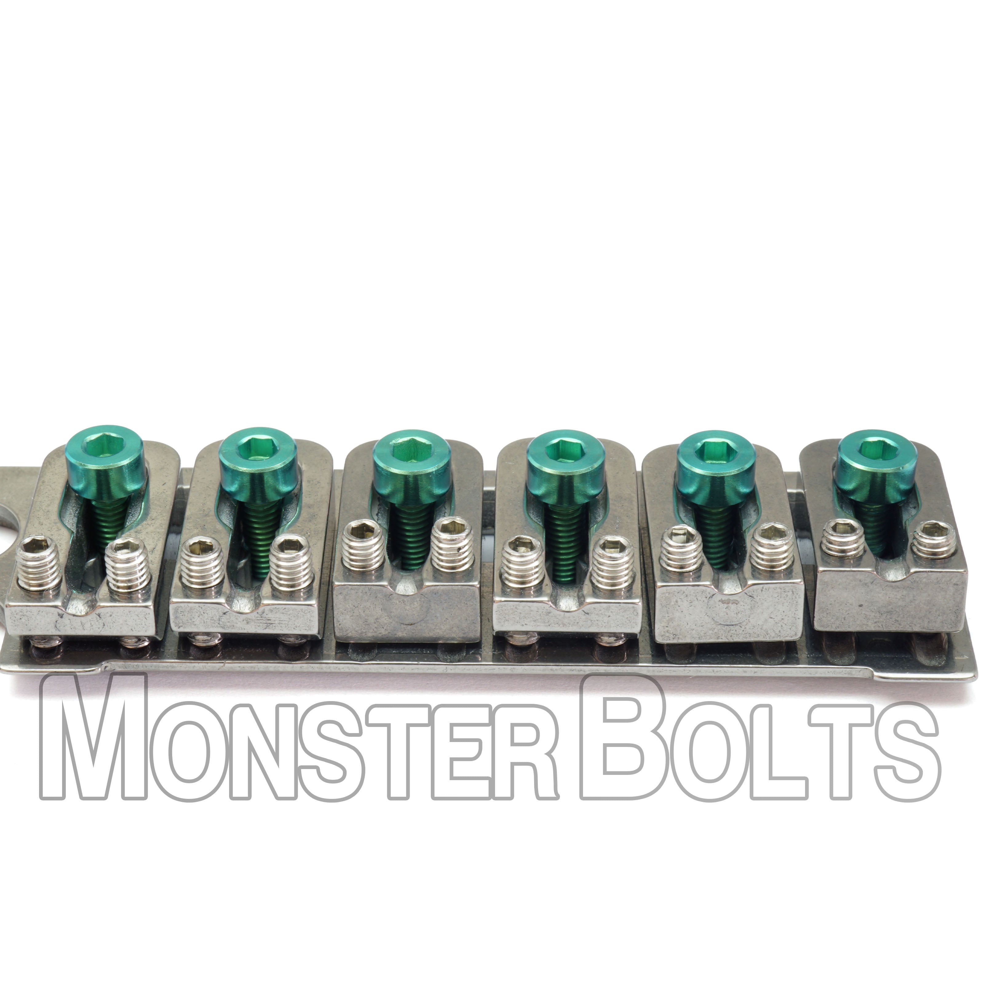 Anodized Titanium Saddle Mounting Screws for VegaTrem VT1 — Blue, Purple, Gold, Green (Set of 6)