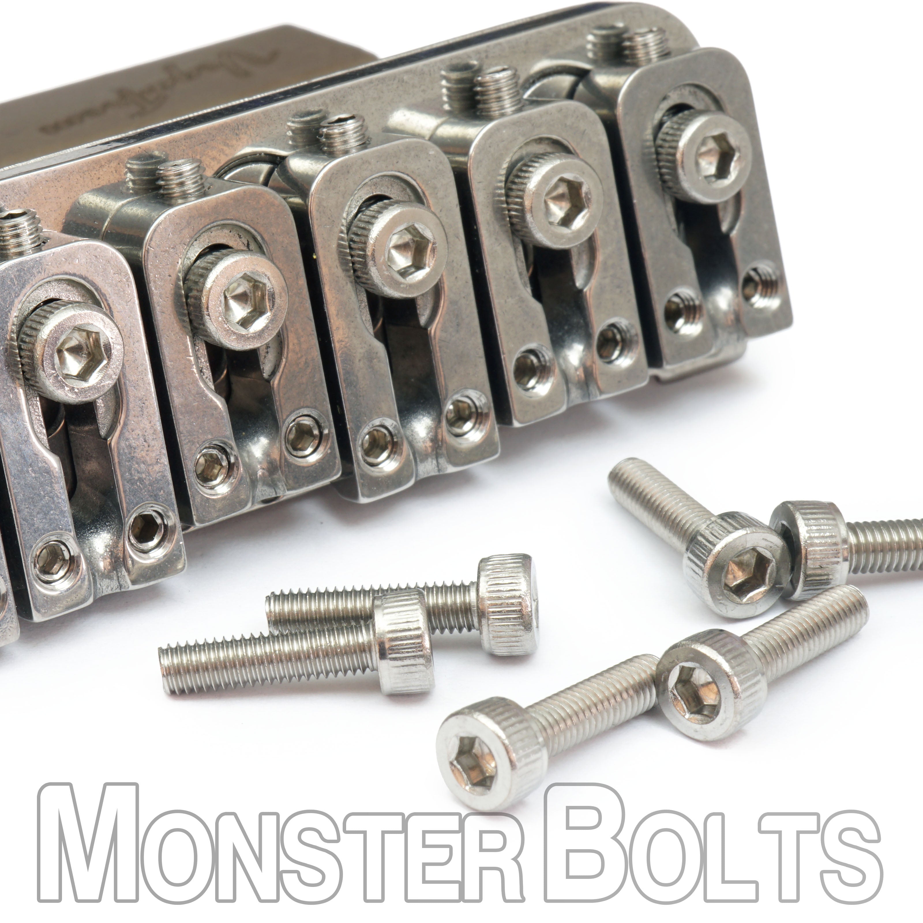 Saddle Mounting Screws for VegaTrem VT1 — Black, Stainless, or Titanium (Set of 6)