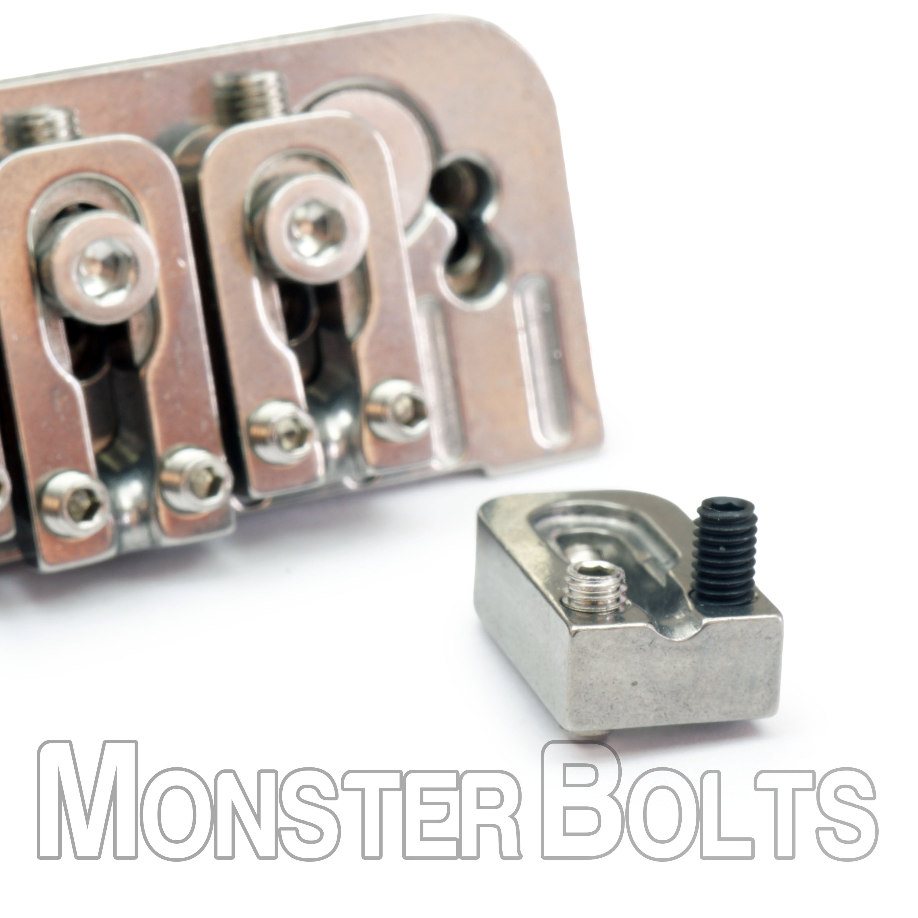 Black Alloy Steel Saddle Height Screw Set for VegaTrem VT1 & VT2 – Monster Bolts