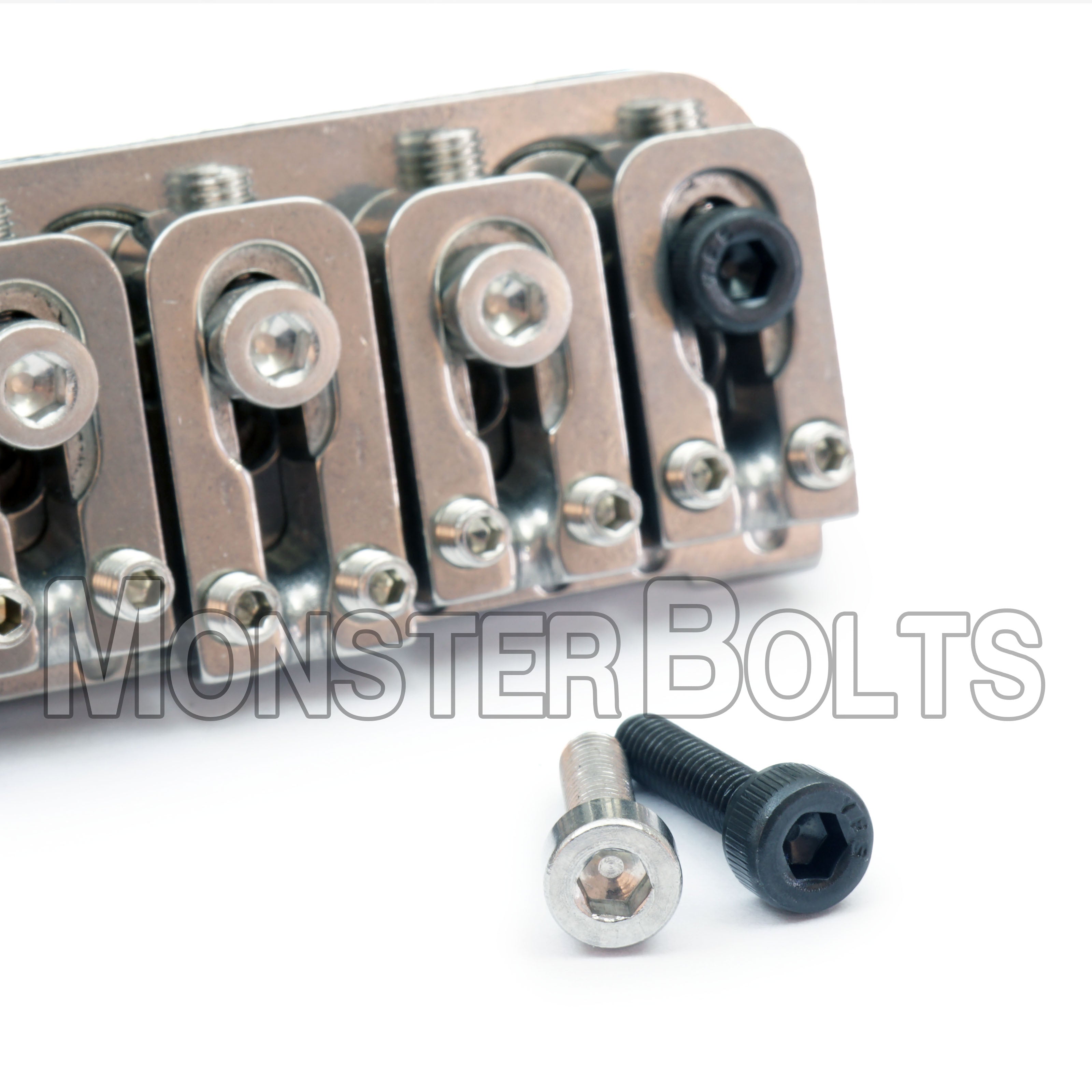 Saddle Mounting Screws for VegaTrem VT1 — Black, Stainless, or Titanium (Set of 6)