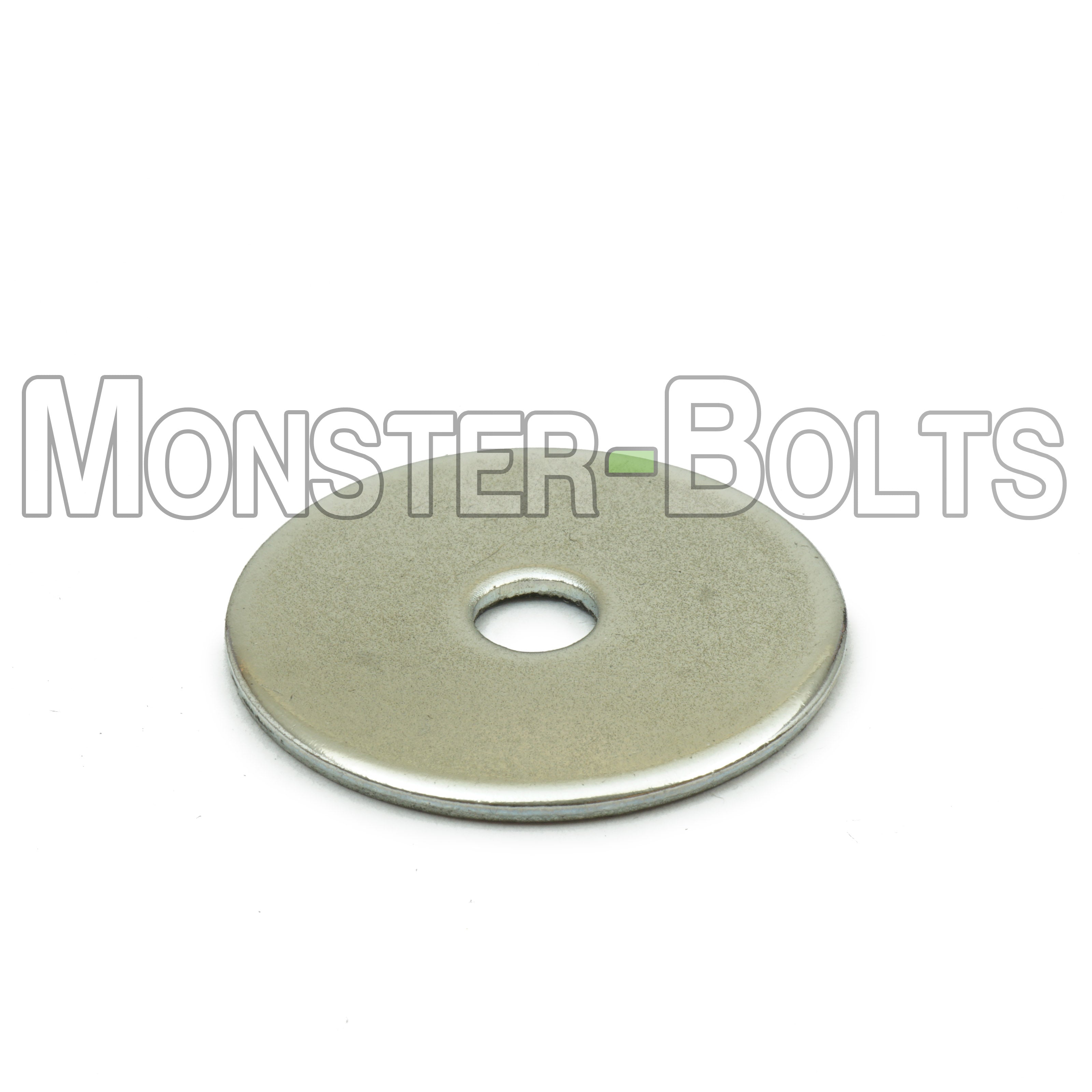 US / Inch - Fender Washers, Cr+3 Zinc Plated Steel - Monster Bolts