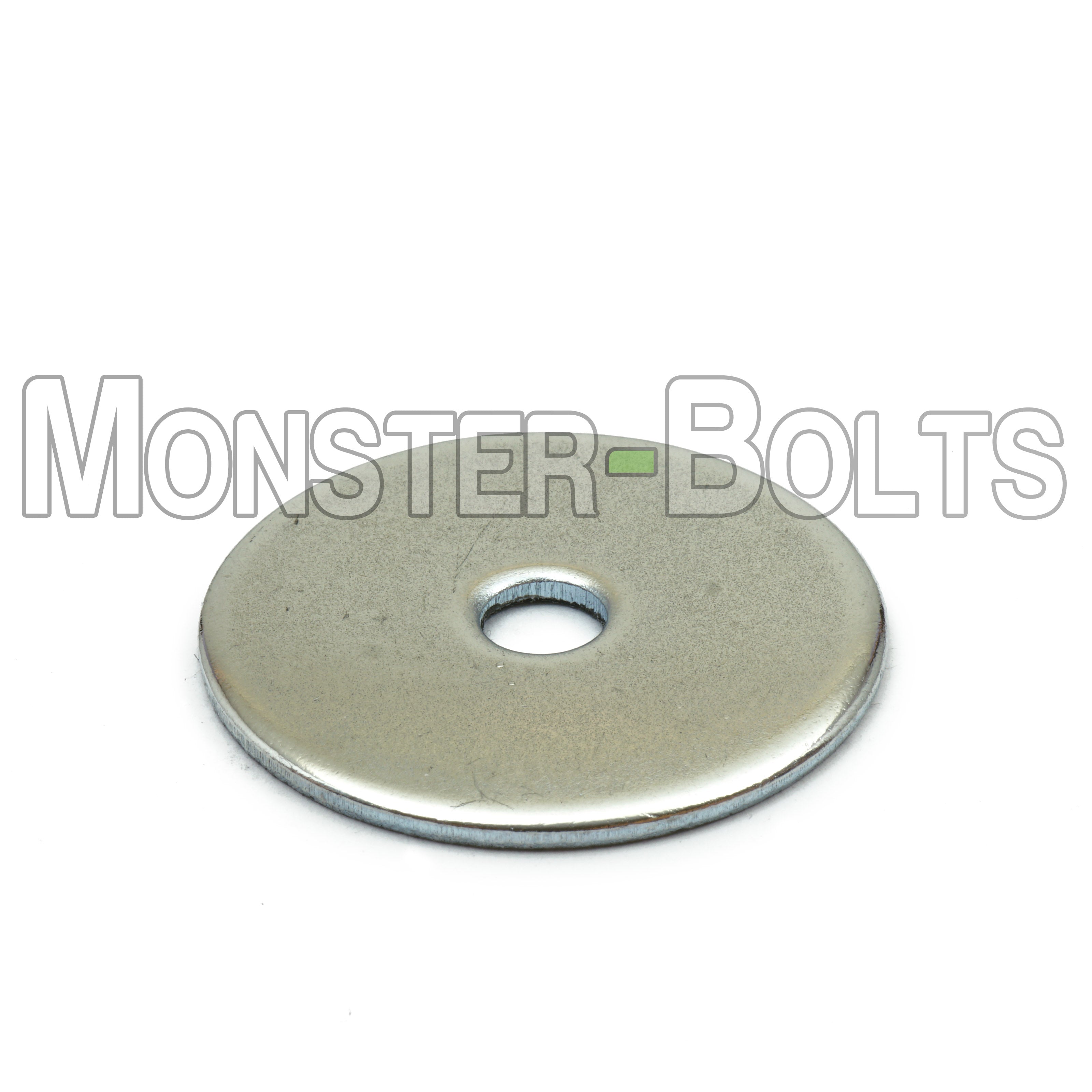 US / Inch - Fender Washers, Cr+3 Zinc Plated Steel - Monster Bolts