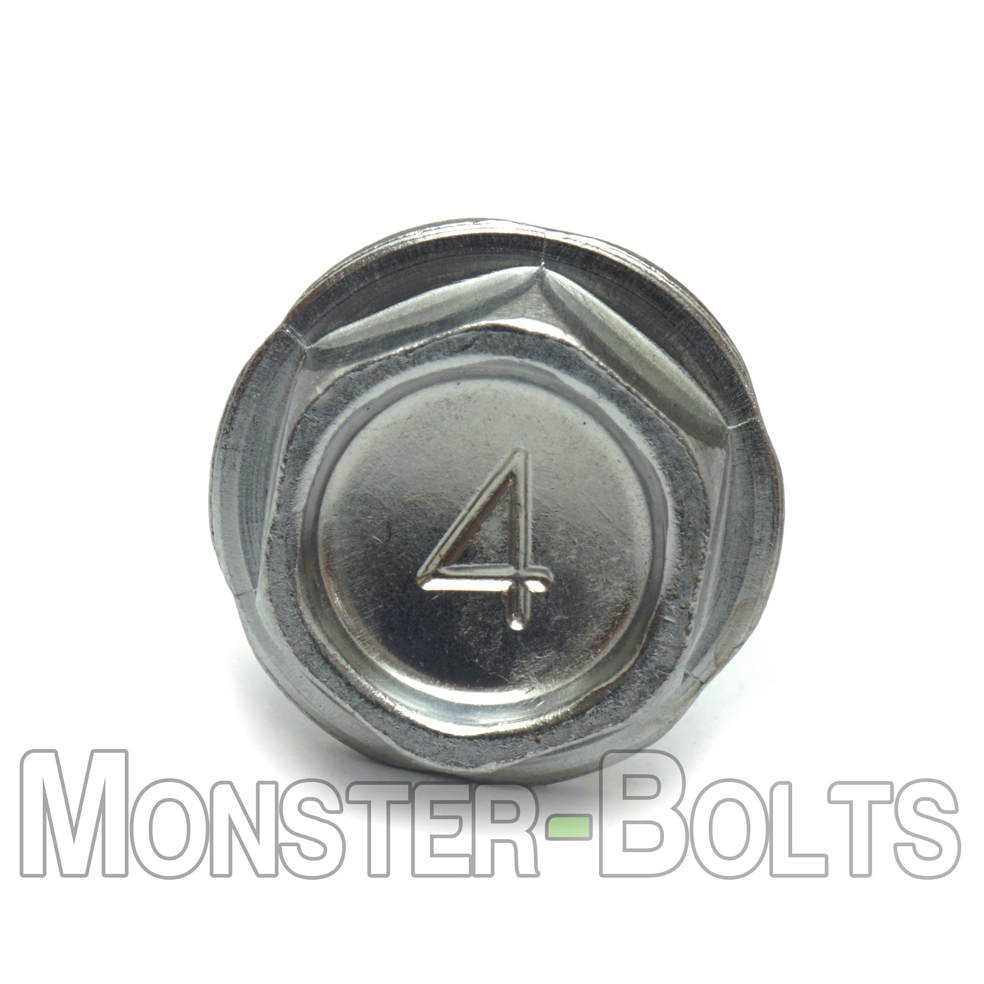 #14 (1/4") Hardened Stainless Steel Tek Screws - Indent HWH Hex Washer Head Unsloted, #3 Point Self Drilling - Monster Bolts
