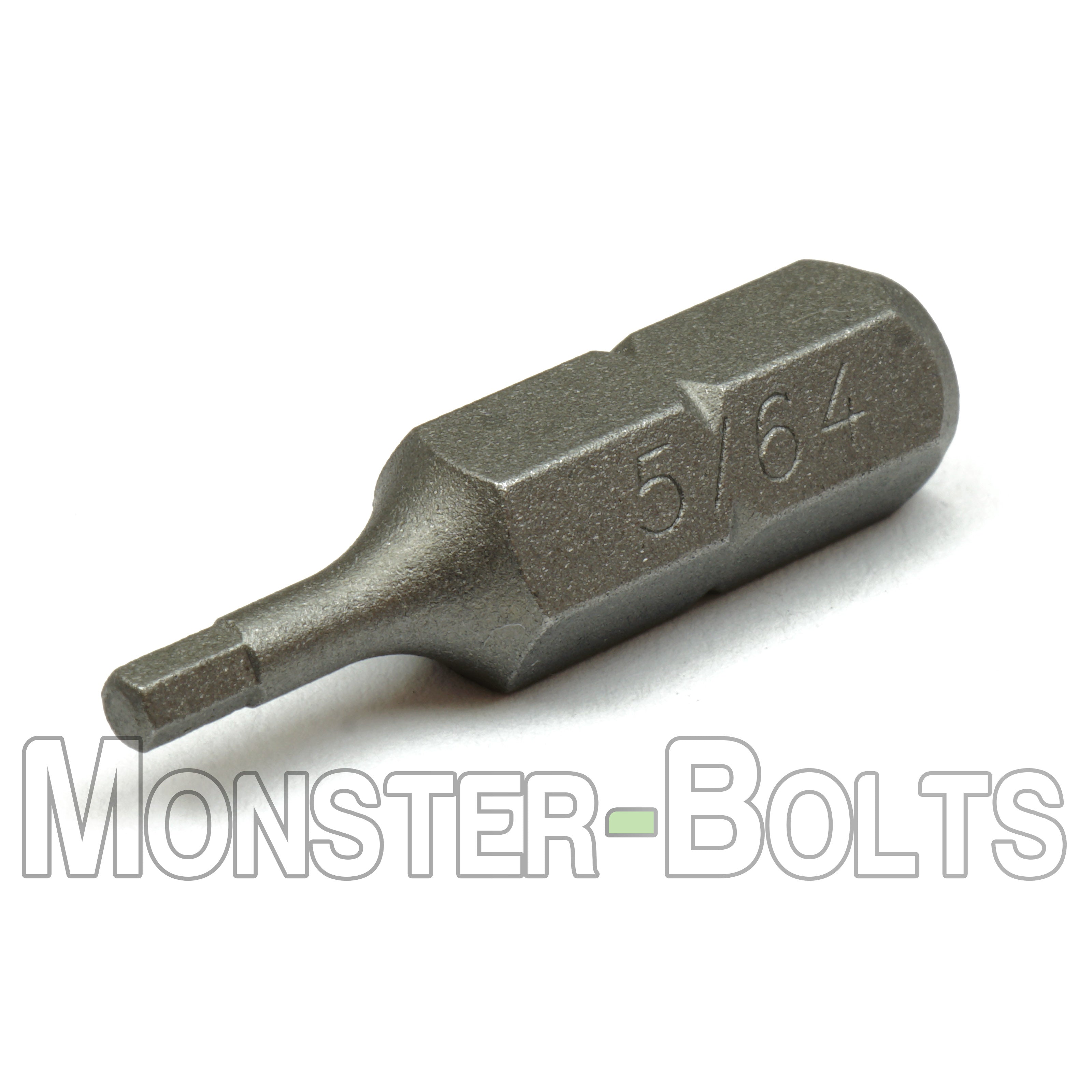 1-inch Hex Insert Drive Bits 1/4" Hex Shank Screwdriver / Drill Bits, S2 Steel - Monster Bolts