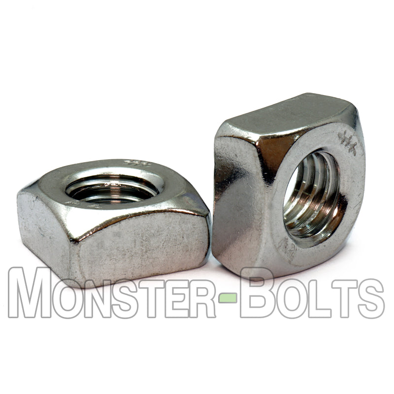 Metric Chamfered Square Nuts DIN 557, A2 Stainless Steel