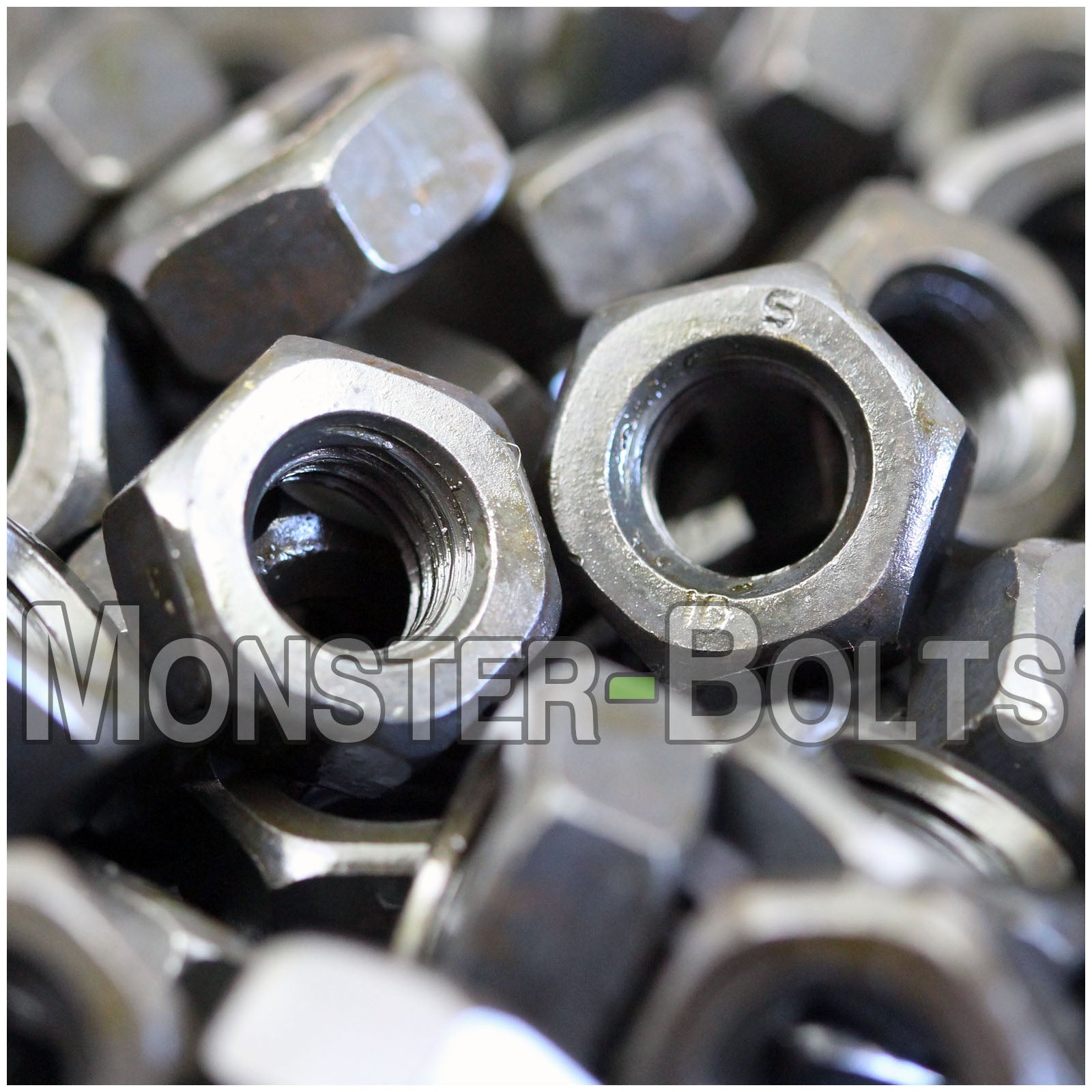 Hex Nuts - Metric DIN 934 Steel w/ plain finish - Monster Bolts