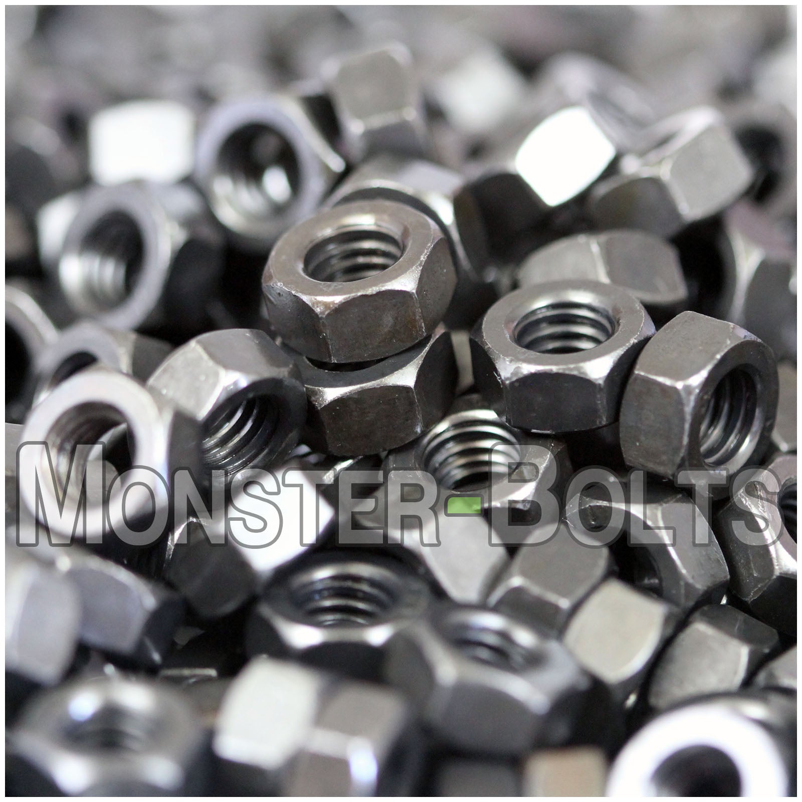 Hex Nuts - Metric DIN 934 Steel w/ plain finish - Monster Bolts
