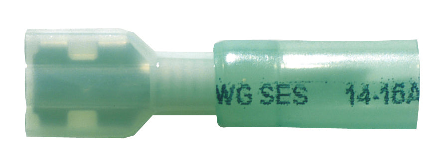 NSPA Krimpa-Seal Fully Insulated Slip-On Connector – Blue (16-14 AWG Female)