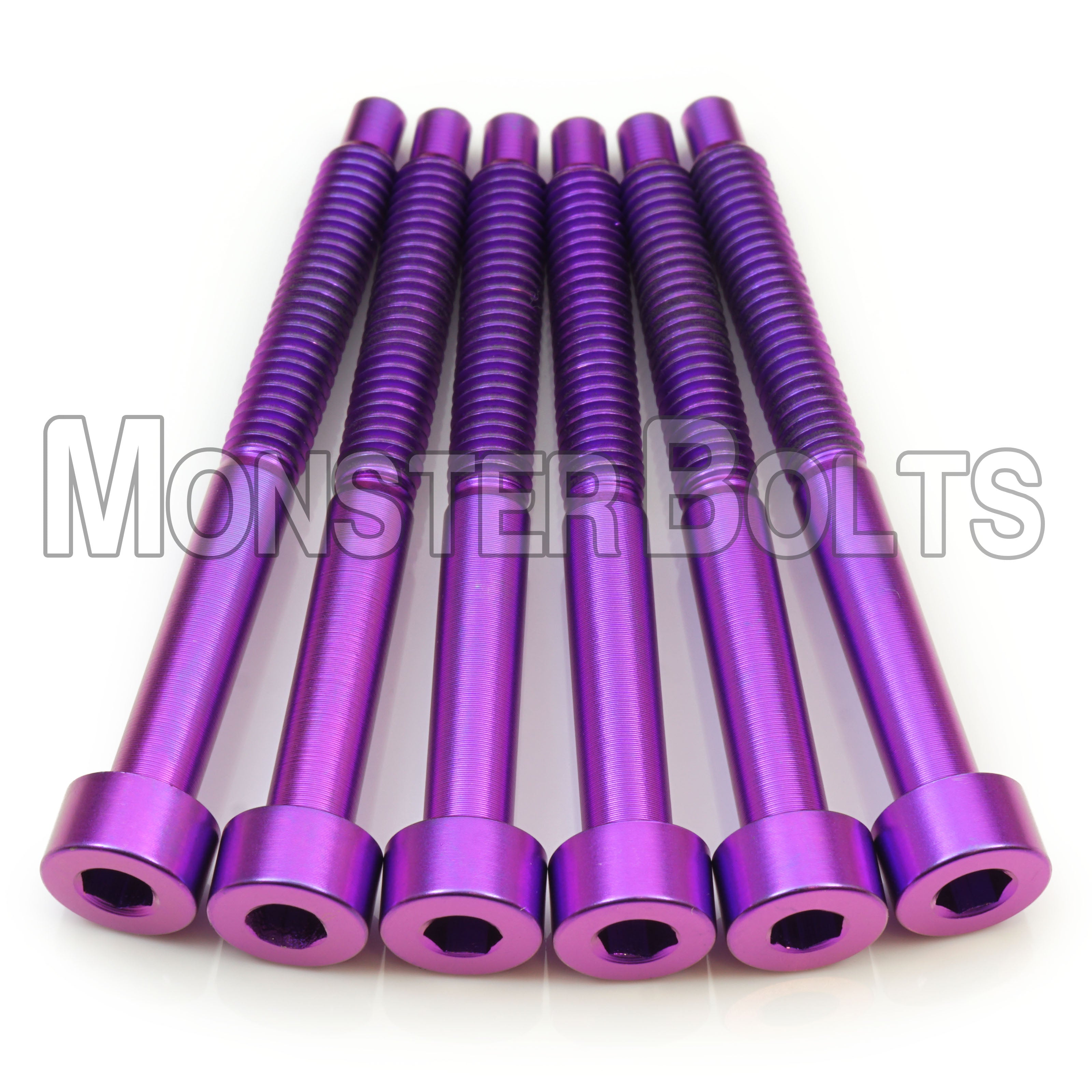 Purple Titanium Floyd Rose Tremolo string lock screws for guitar.