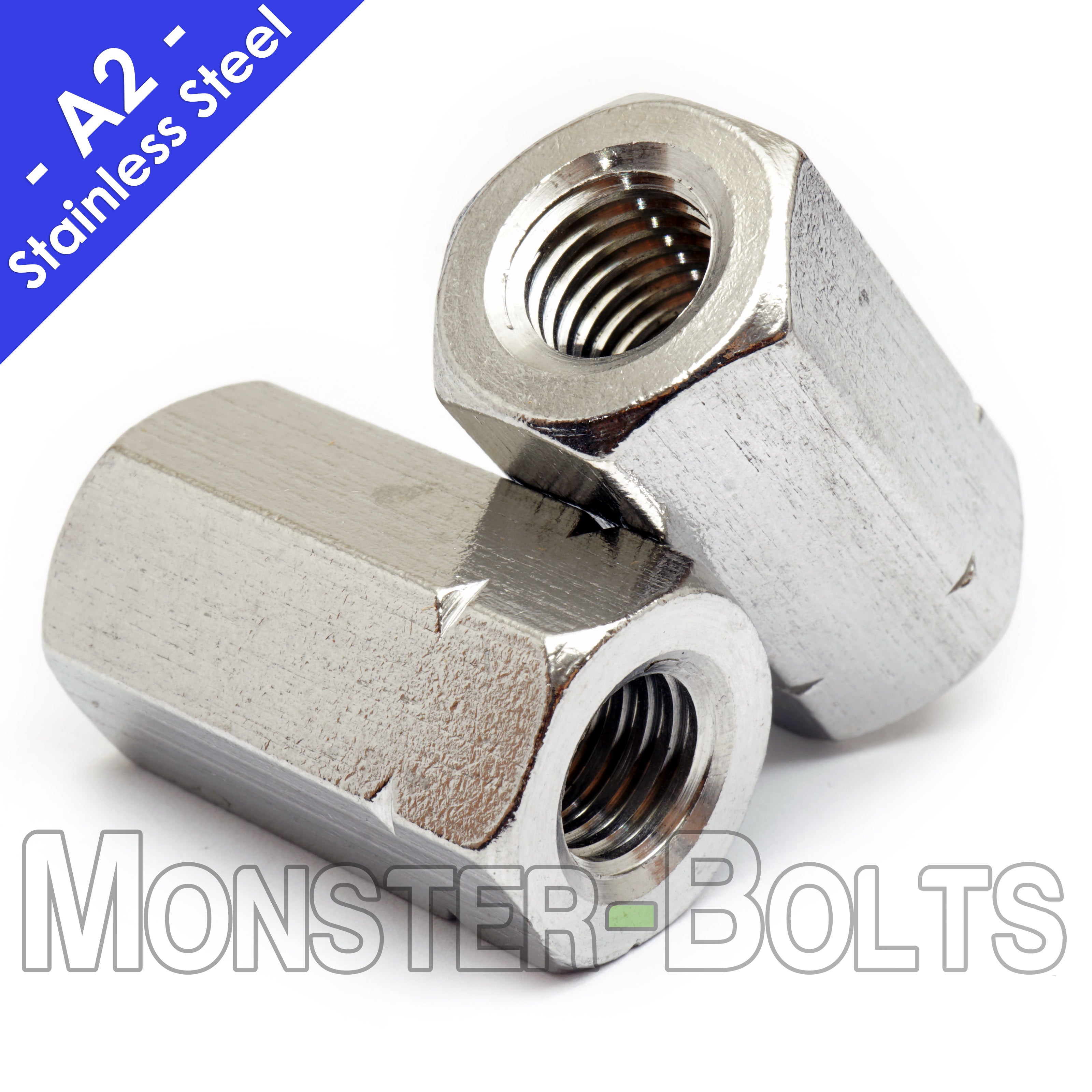 Slotted Self-Tapping Threaded Inserts A2 Stainless Steel - M8 x 15mm