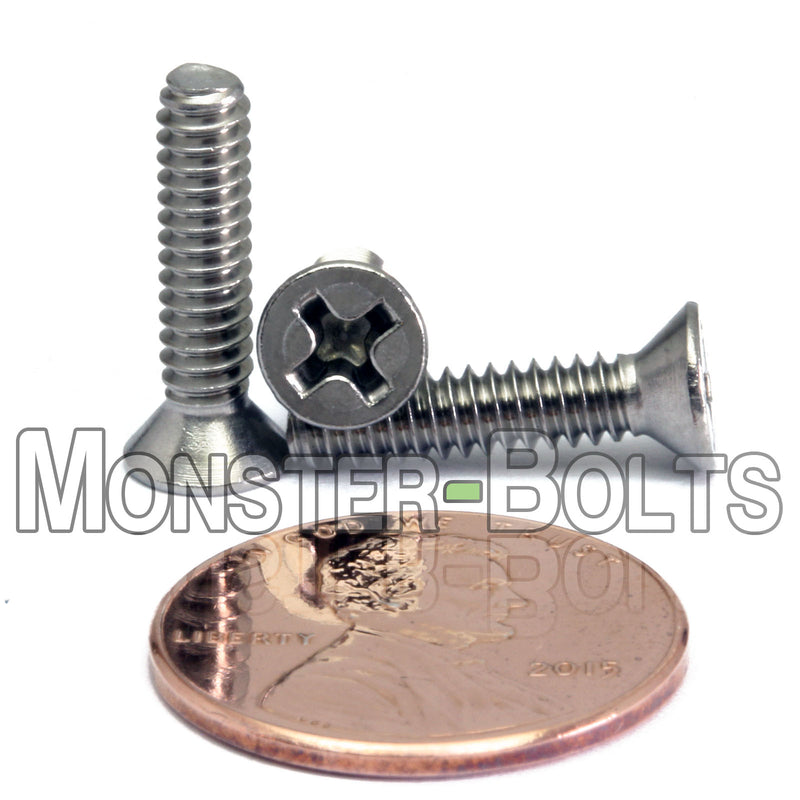 #6-32 Phillips Flat Head Machine screws, Stainless Steel 18-8