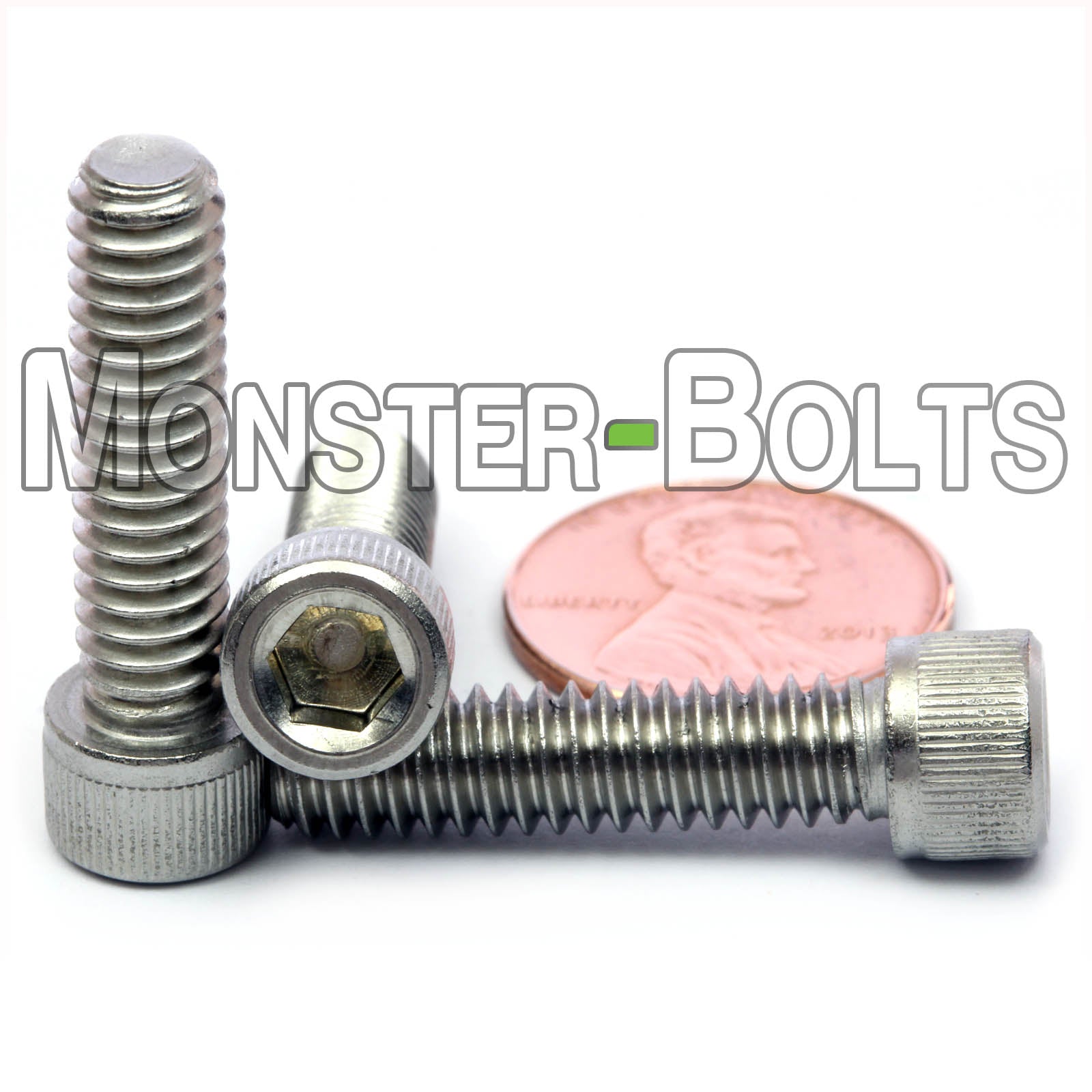 Stainless Steel 1/4-20 x 1 in. socket head cap screws.