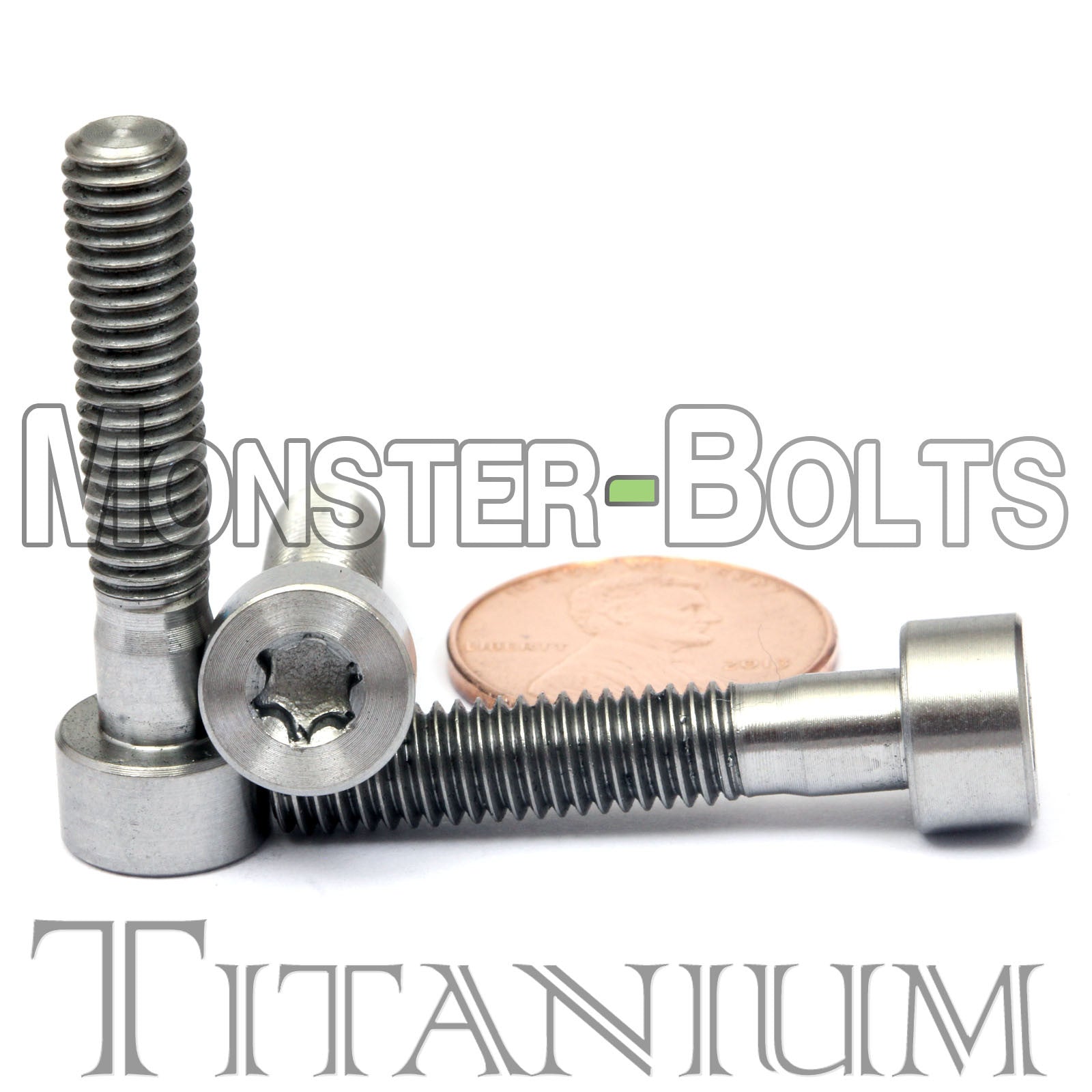 M6 Titanium Torx Socket Head Cap screws DIN 912 / ISO 4762 - Monster Bolts