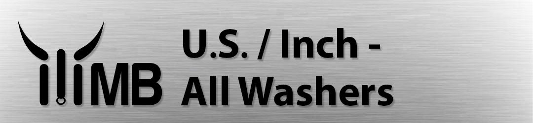 All the US (Inch) washers that Monster Bolts carries.  Including Flat, Split Lock, Structural F436, Fender and EPDM sealing washers.