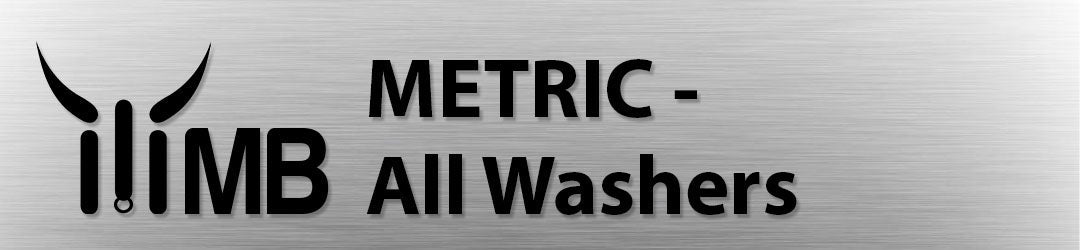 Metric Washers Collection | Flat, Split Lock, Thick Flat & Fender Washers