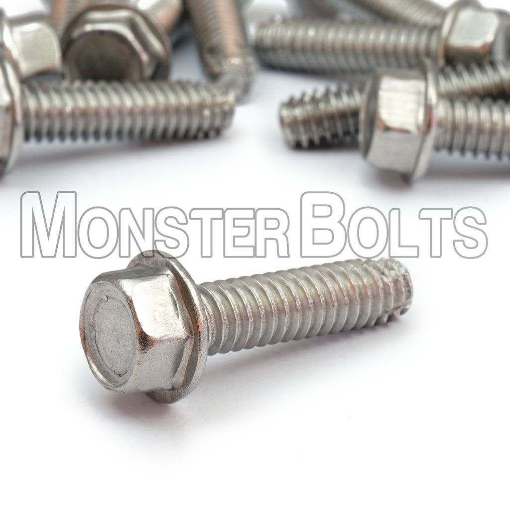 Bulk 1/4-20 Hex-Washer Type F Thread-Cutting Screws | Bright Zinc