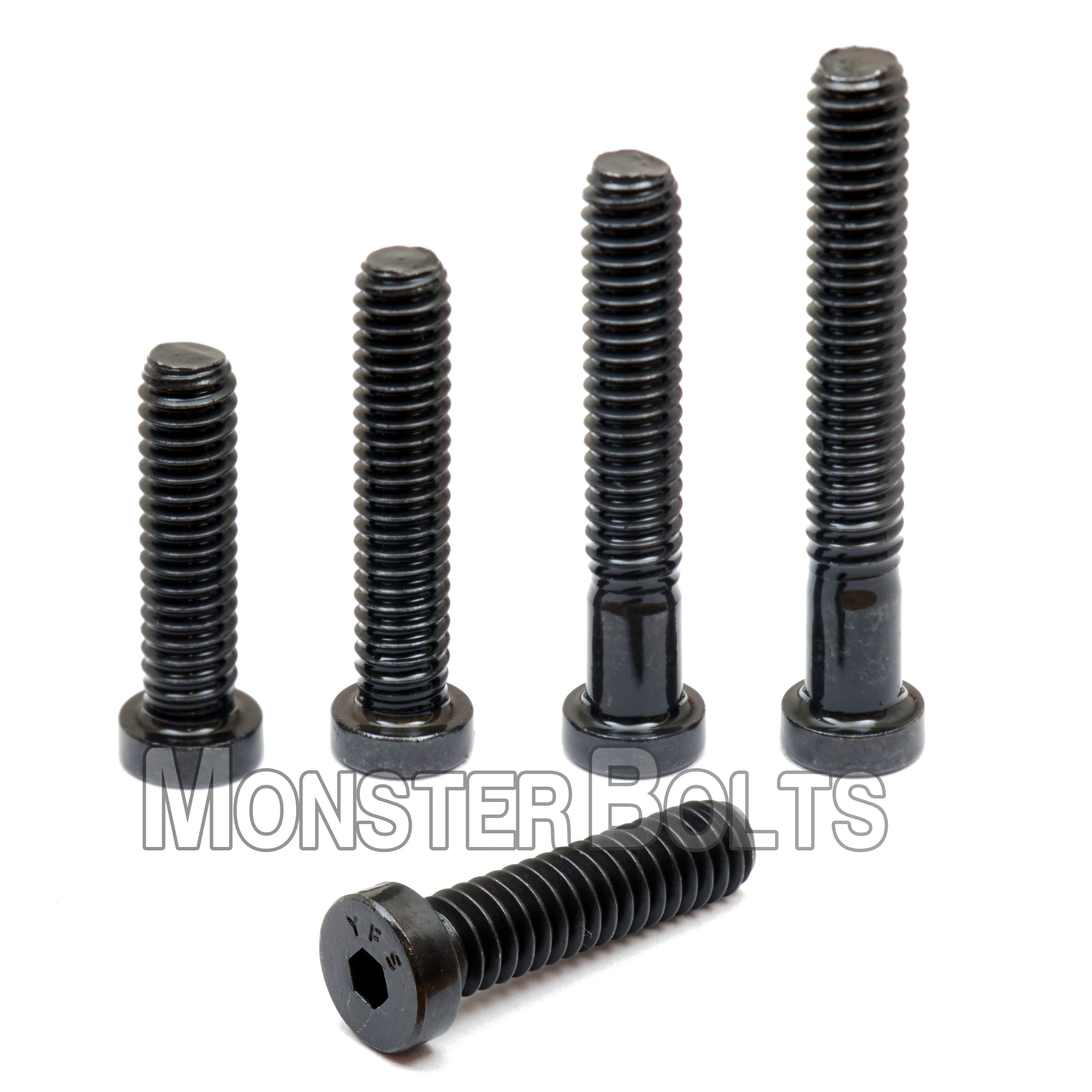 #6-32 Low Head Socket Cap screws Alloy Steel w/ Black Oxide, Coarse Thread