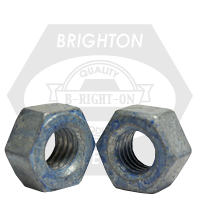 Bulk A563 Grade DH Heavy Hex Nuts – Coarse Thread HDG/Wax/Blue Dye (US Inch Sizes)