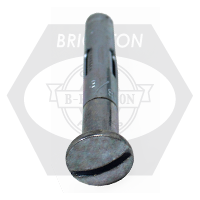 Bulk 1/4"-20 x 1-1/4" Round Head Sleeve Anchors – Zinc CR+3 – Slotted & Combo Drive – Monster Bolts