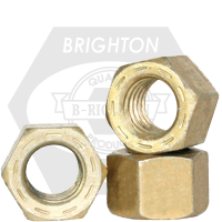 Bulk L9 Hex Nuts – Alloy Steel Cadmium Yellow & Wax (Coarse & Fine Thread, Made in U.S.A.)