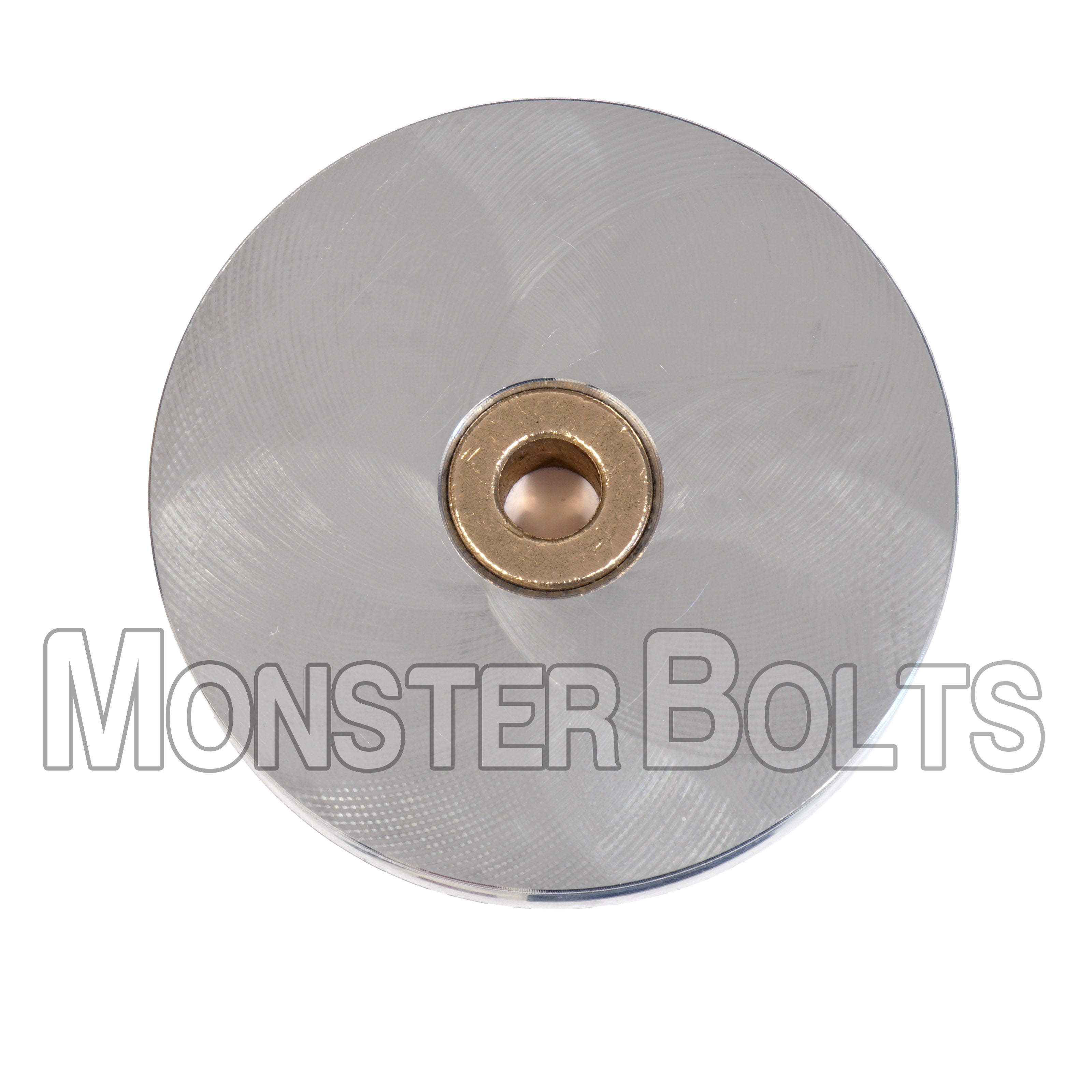 4" × 3/4" Aluminum Sheave, 1/2" Oilite® Bronze Bushing – USA-Made (PWC Lift)