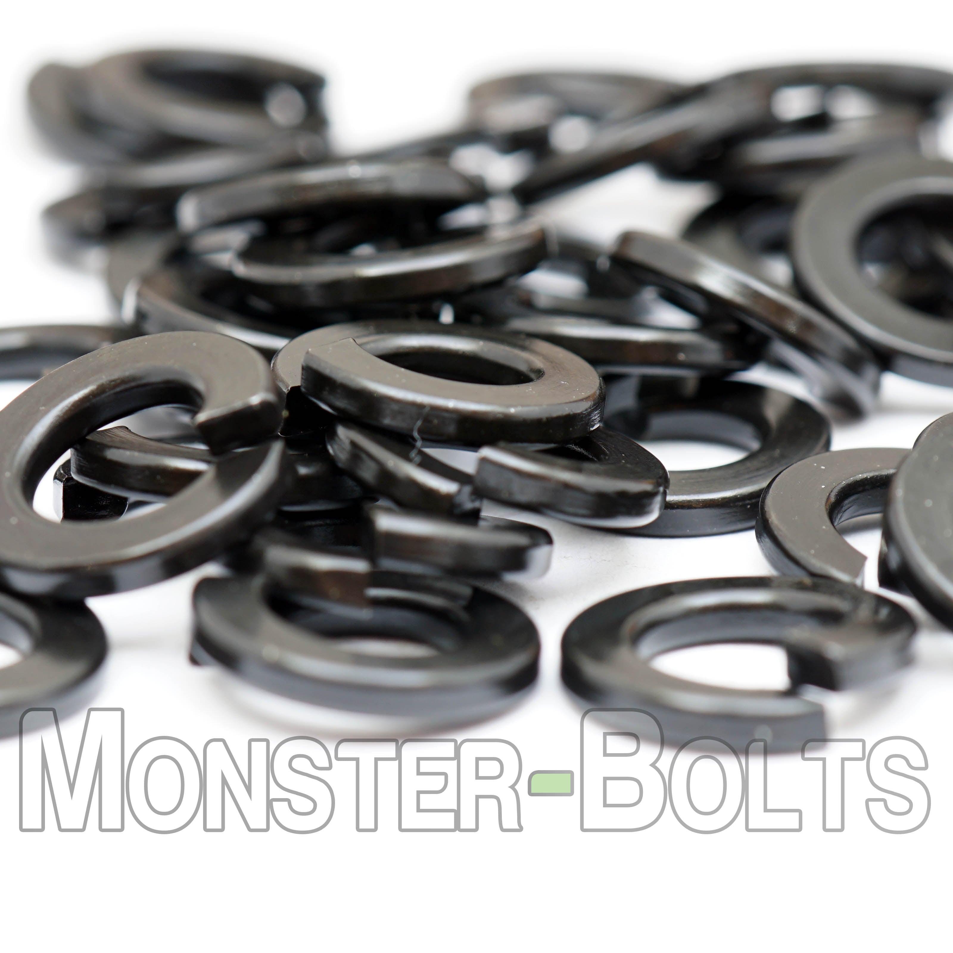 Bulk Regular Split Lock Washers – Plain Steel Anti-Vibration Washers