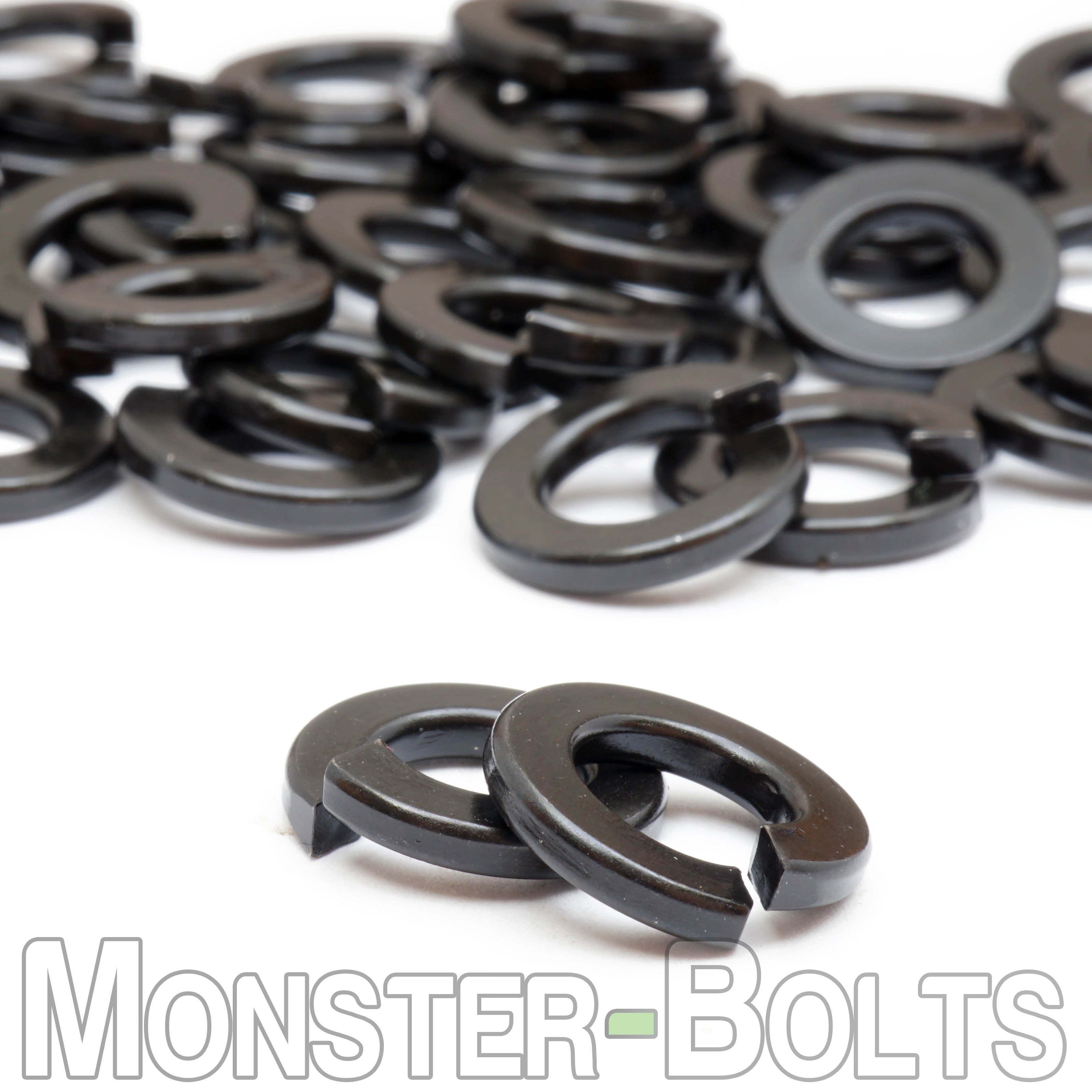 Bulk Regular Split Lock Washers – Plain Steel Anti-Vibration Washers