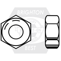 Bulk Finished Hex Nuts – Grade 8, Plain Finish, Coarse Thread, Made in USA – Monster Bolts