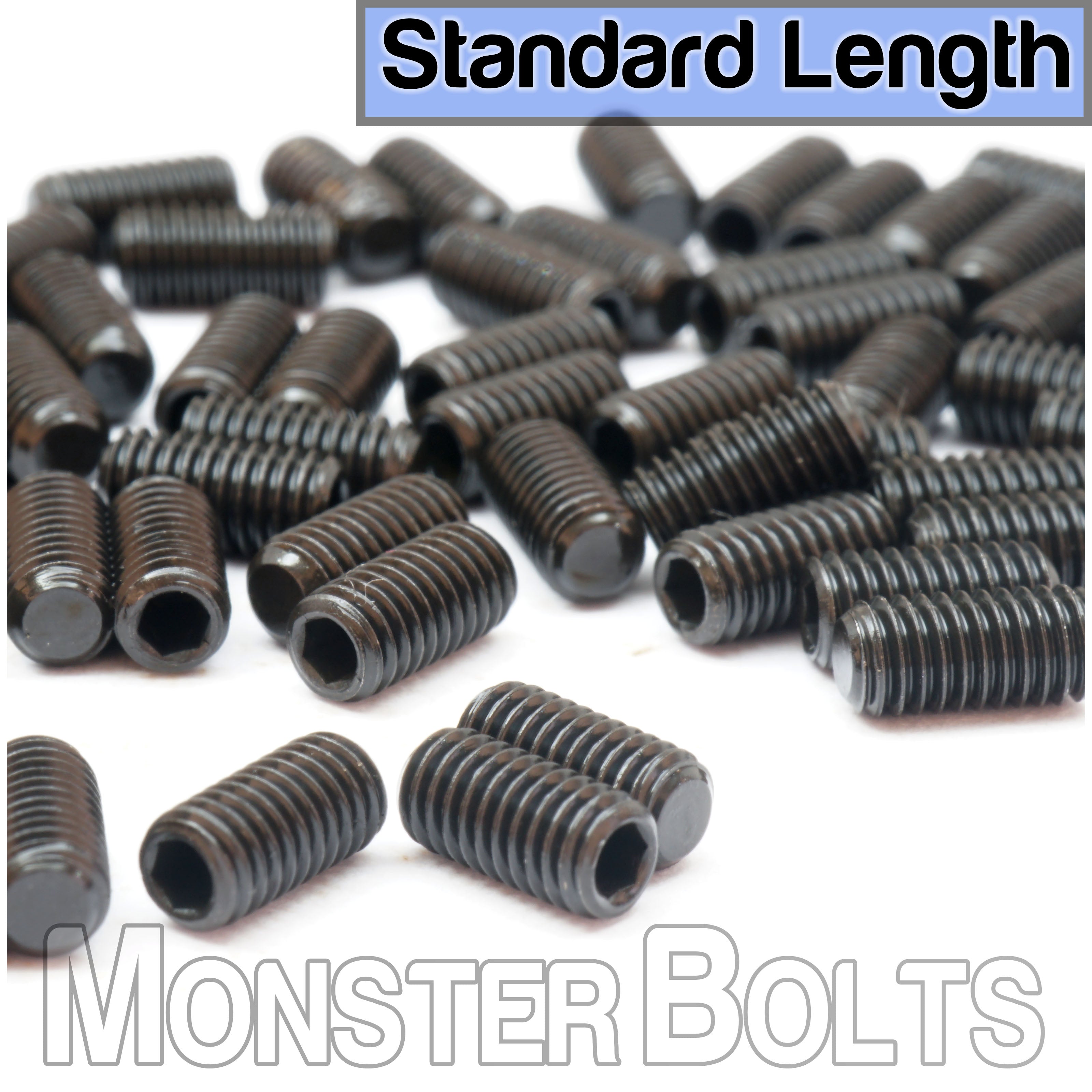 Flat Point M3 Set Screws for Bridge Saddle Height Adjustment, For Fender 'MIM' Stratocaster and similar